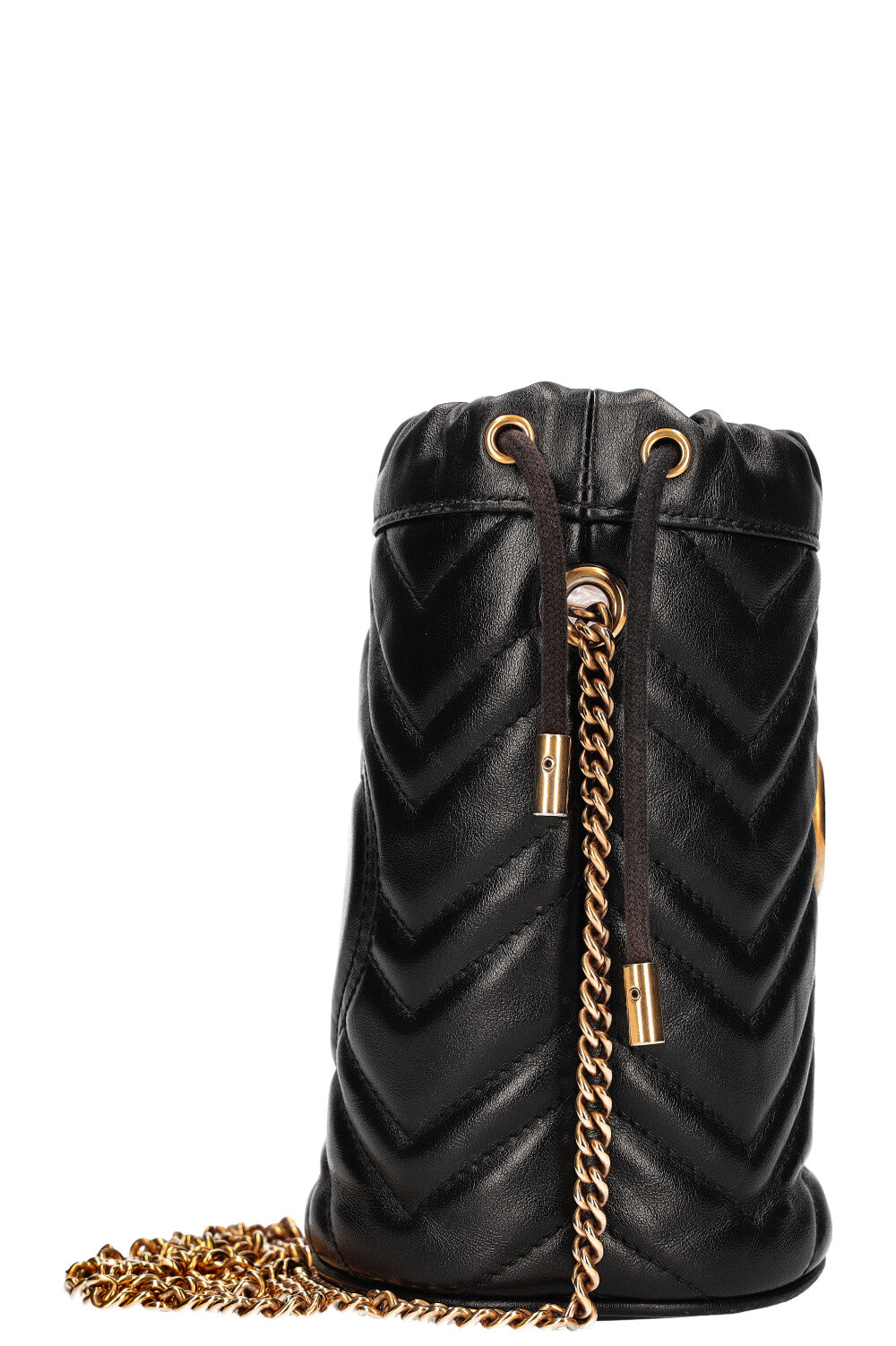 GUCCI Marmont Mini Bucket Bag Black
