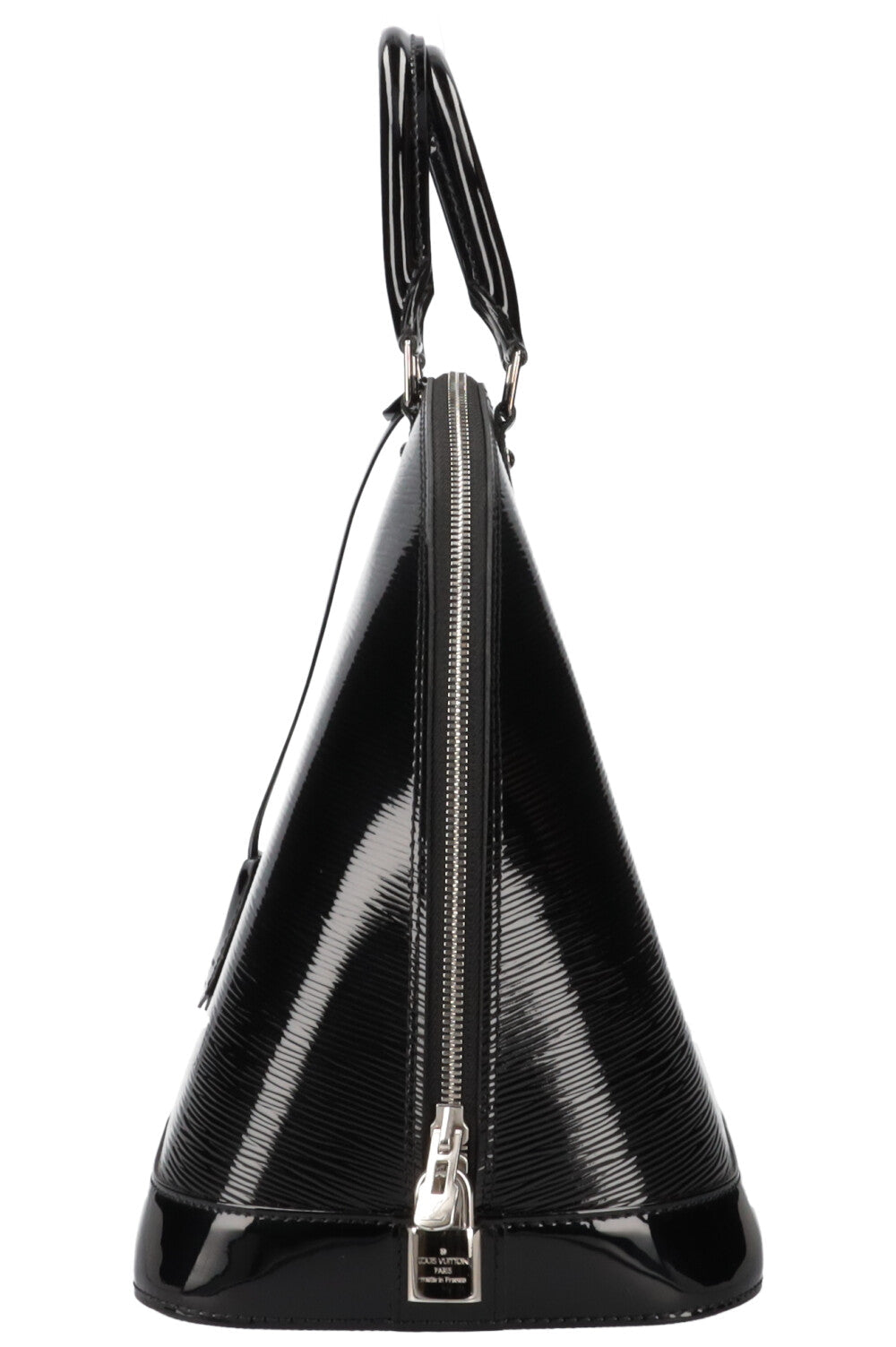 LOUIS VUITTON Alma MM Epi Vernis Black
