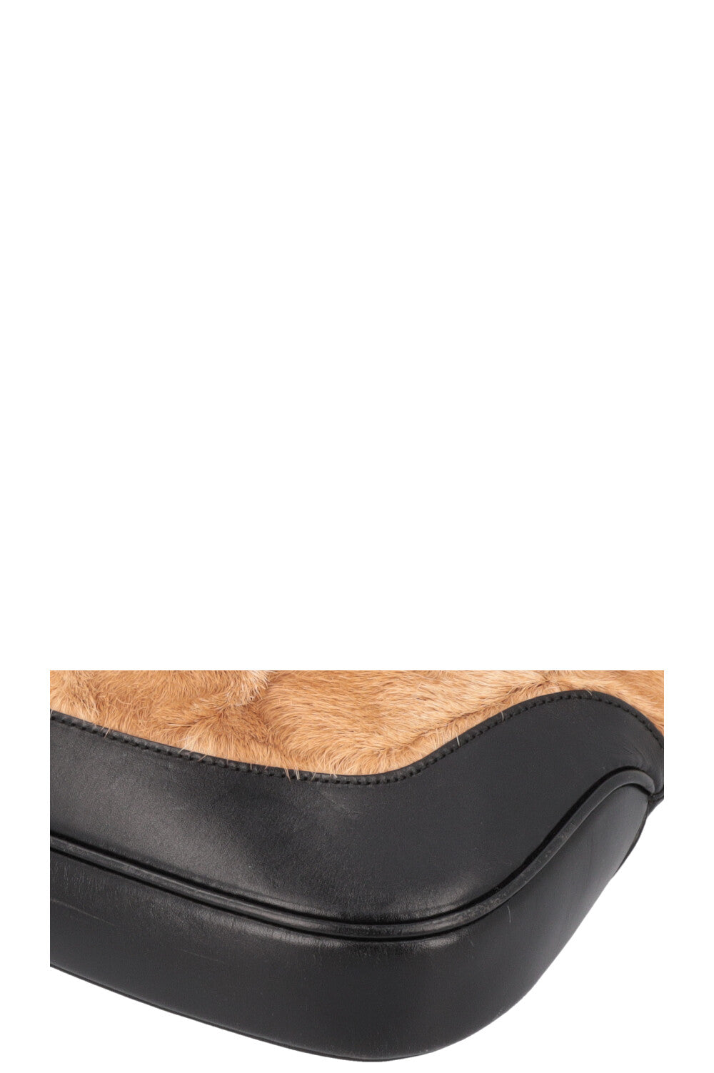 GUCCI Jackie Bag Pony Hair Black Brown