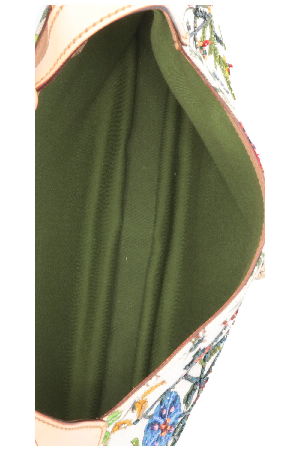 GUCCI Beaded Flora Jackie Canvas