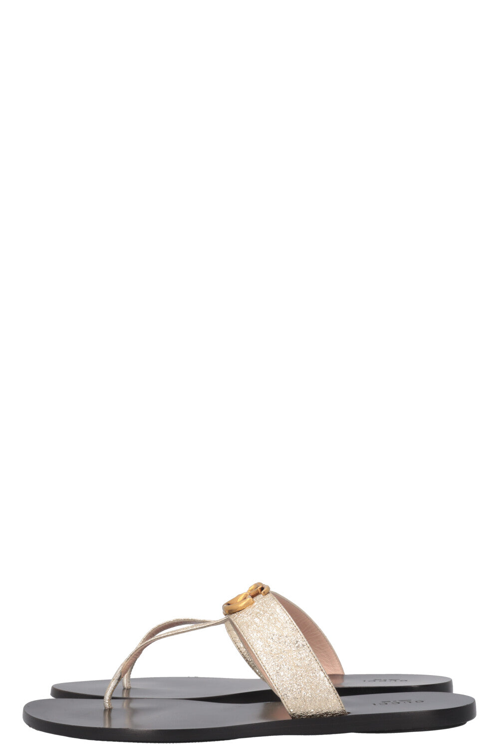 GUCCI Marmont Flats Gold