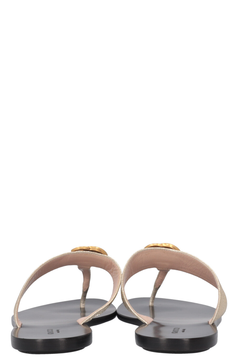 GUCCI Marmont Flats Gold