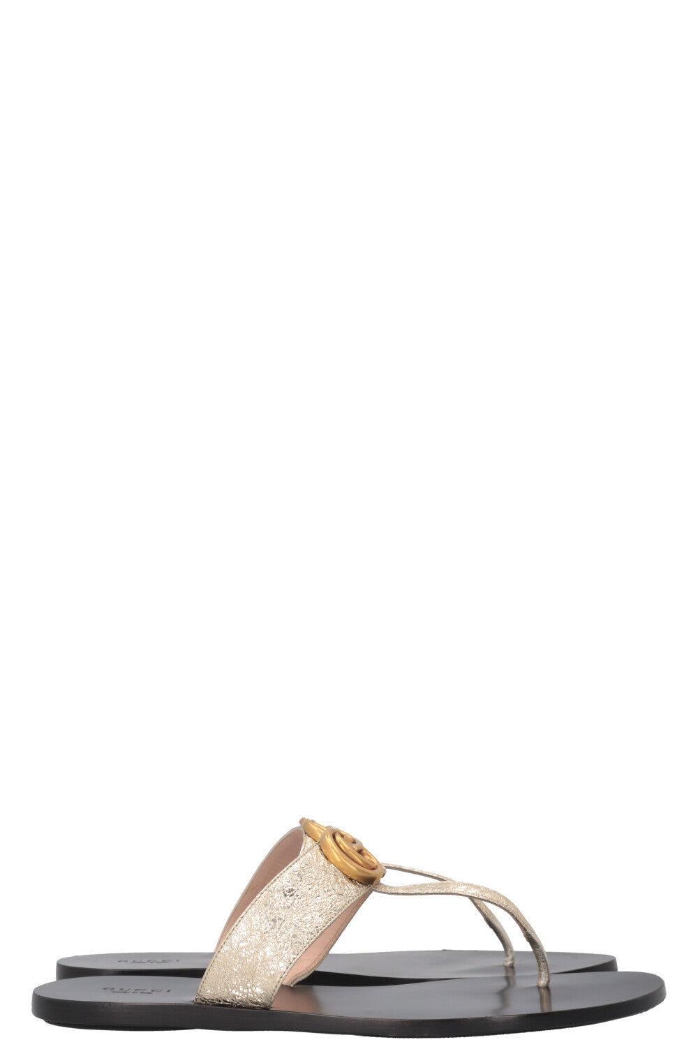GUCCI Marmont Flats Gold