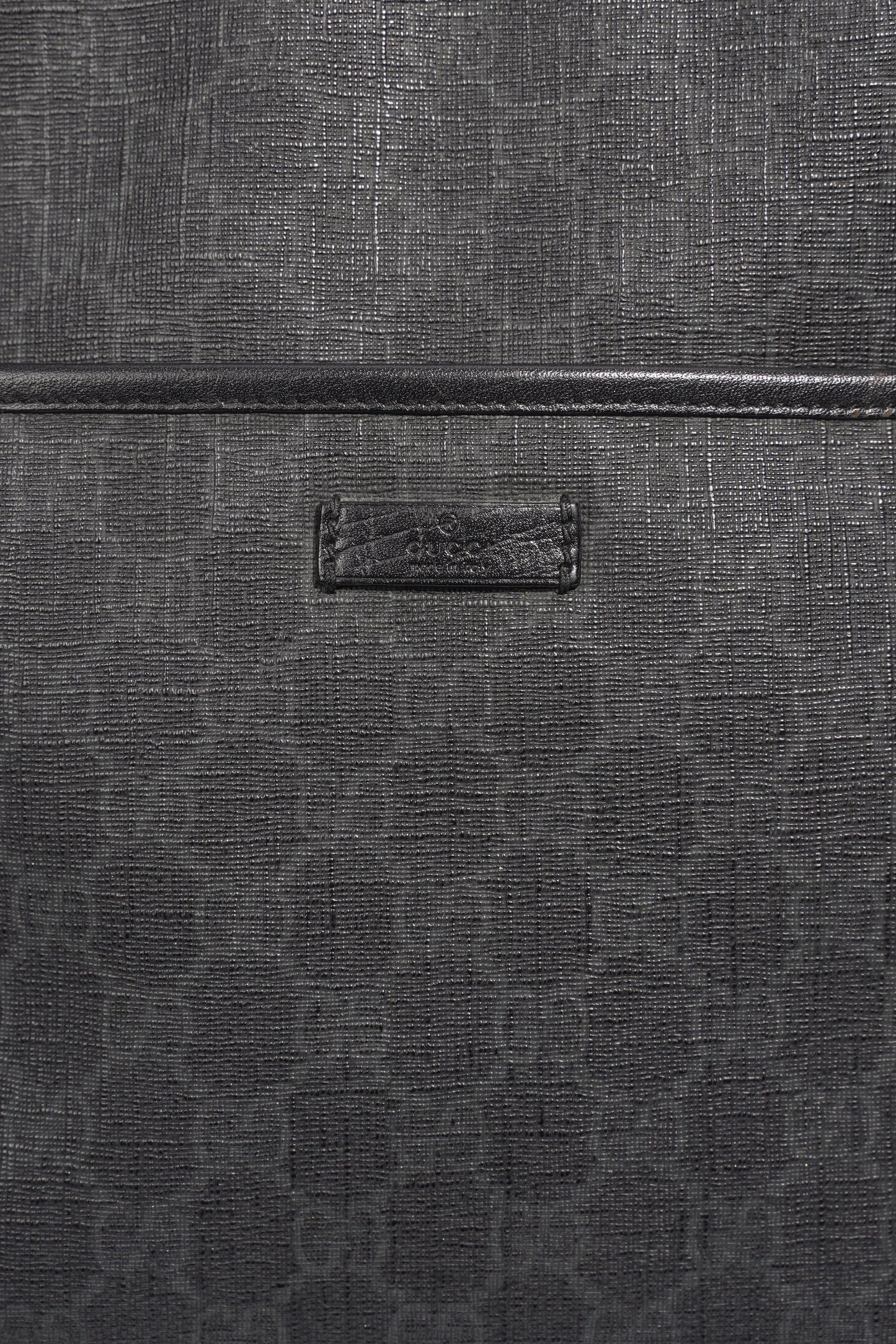 Gucci GG Messenger Bag Black Coated Canvas