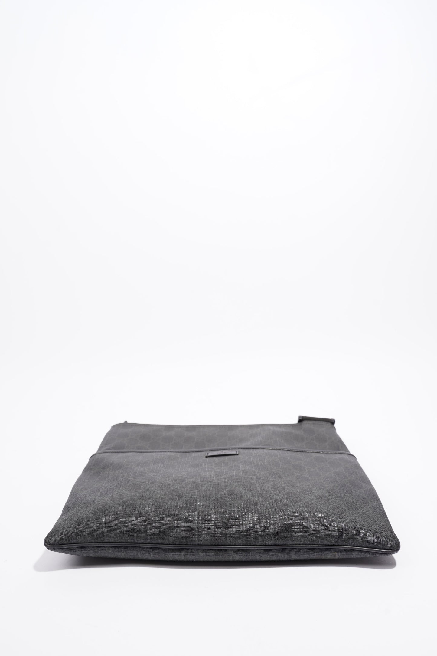 Gucci GG Messenger Bag Black Coated Canvas
