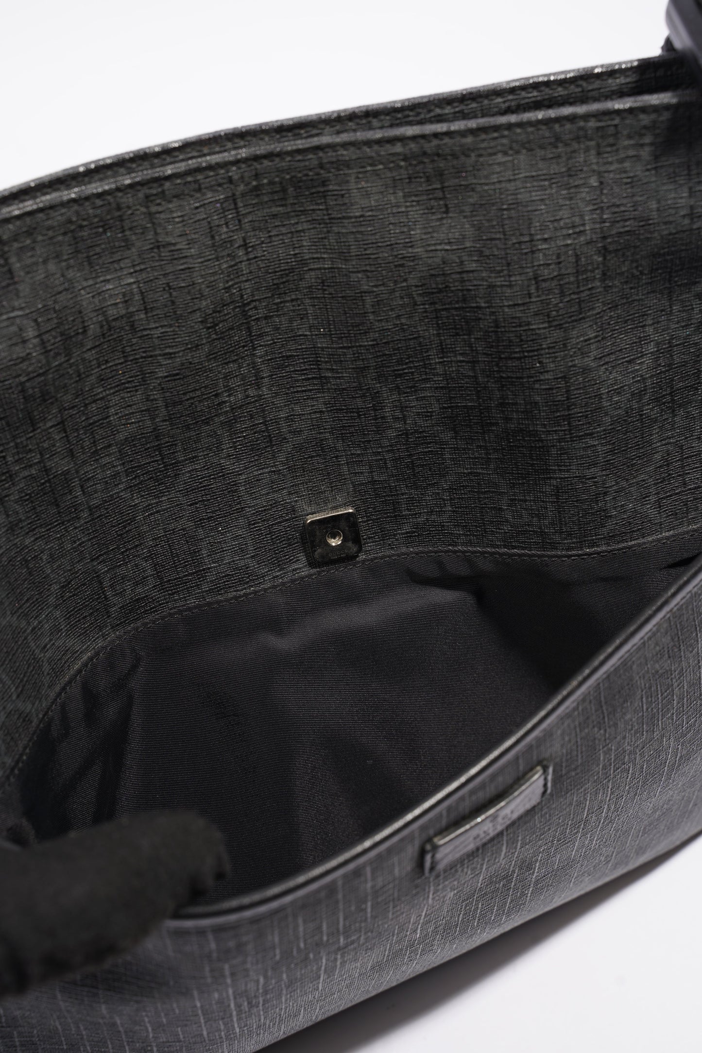 Gucci GG Messenger Bag Black Coated Canvas