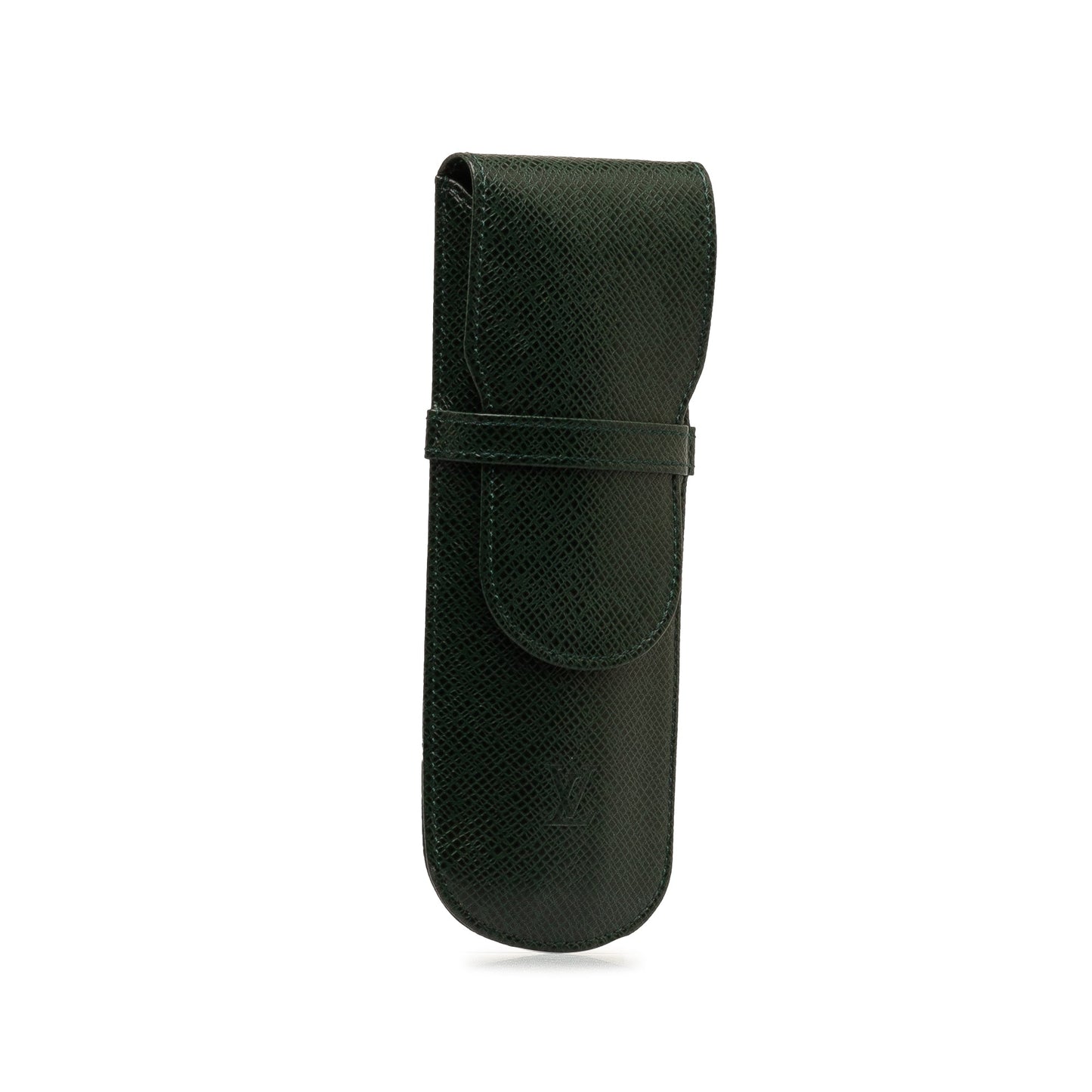 Green Louis Vuitton Taiga Etui Pen Case