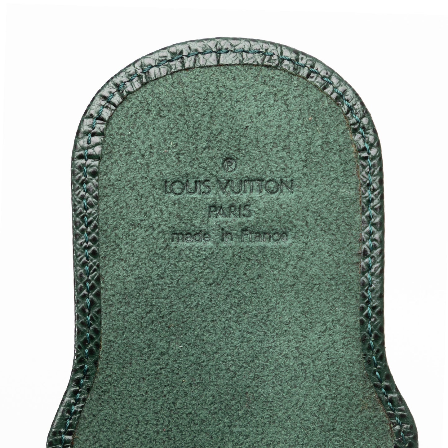 Green Louis Vuitton Taiga Etui Pen Case