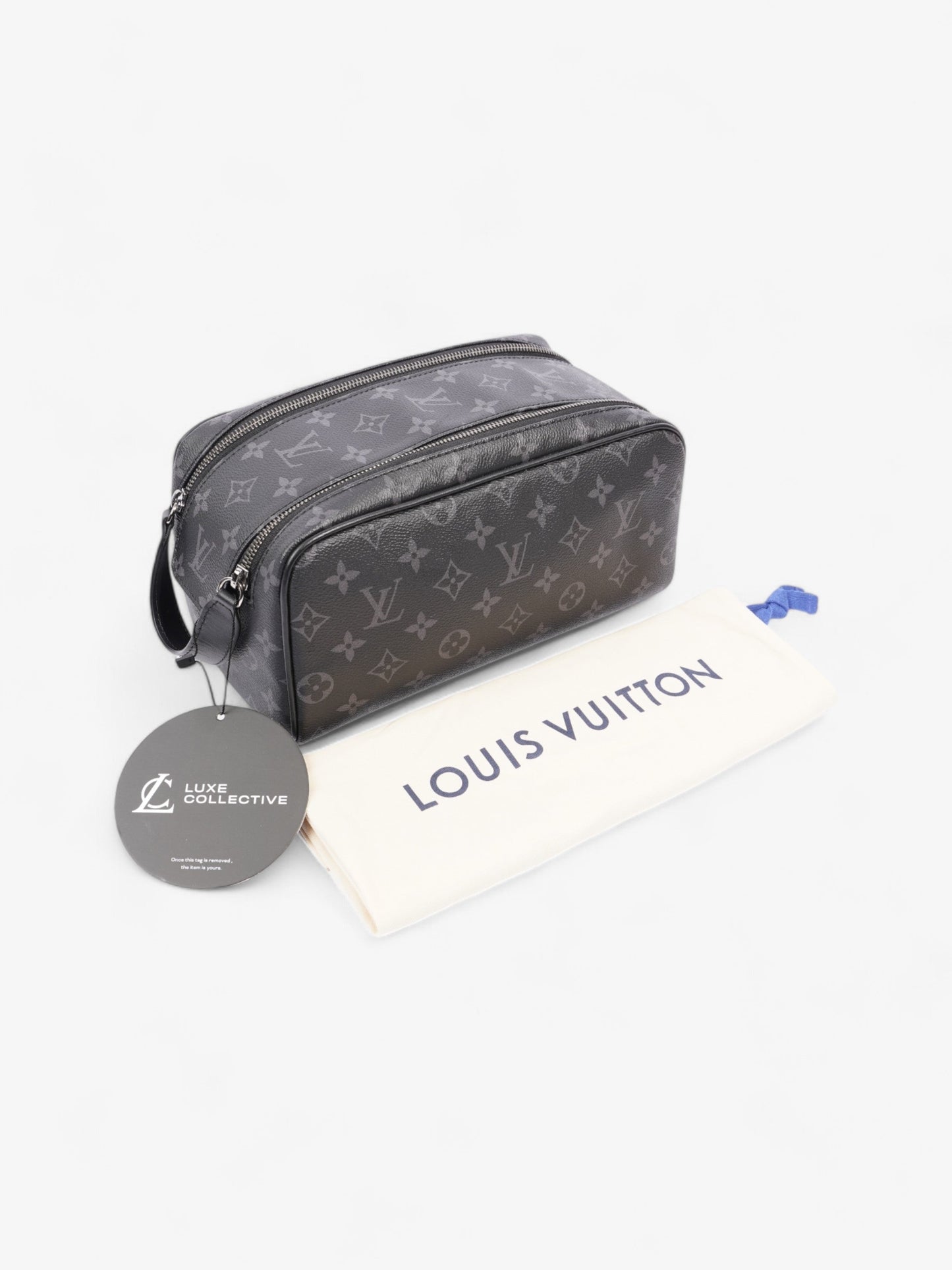 Louis Vuitton Dopp Kit Monogram Eclipse Coated Canvas