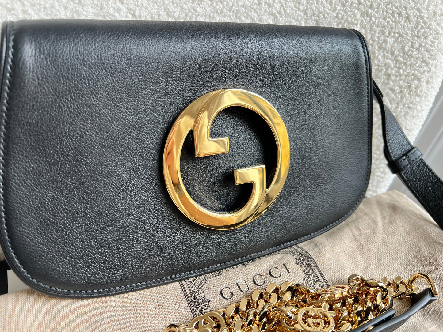 Gucci Black Blondie Shoulder Bag (RRP £2340)