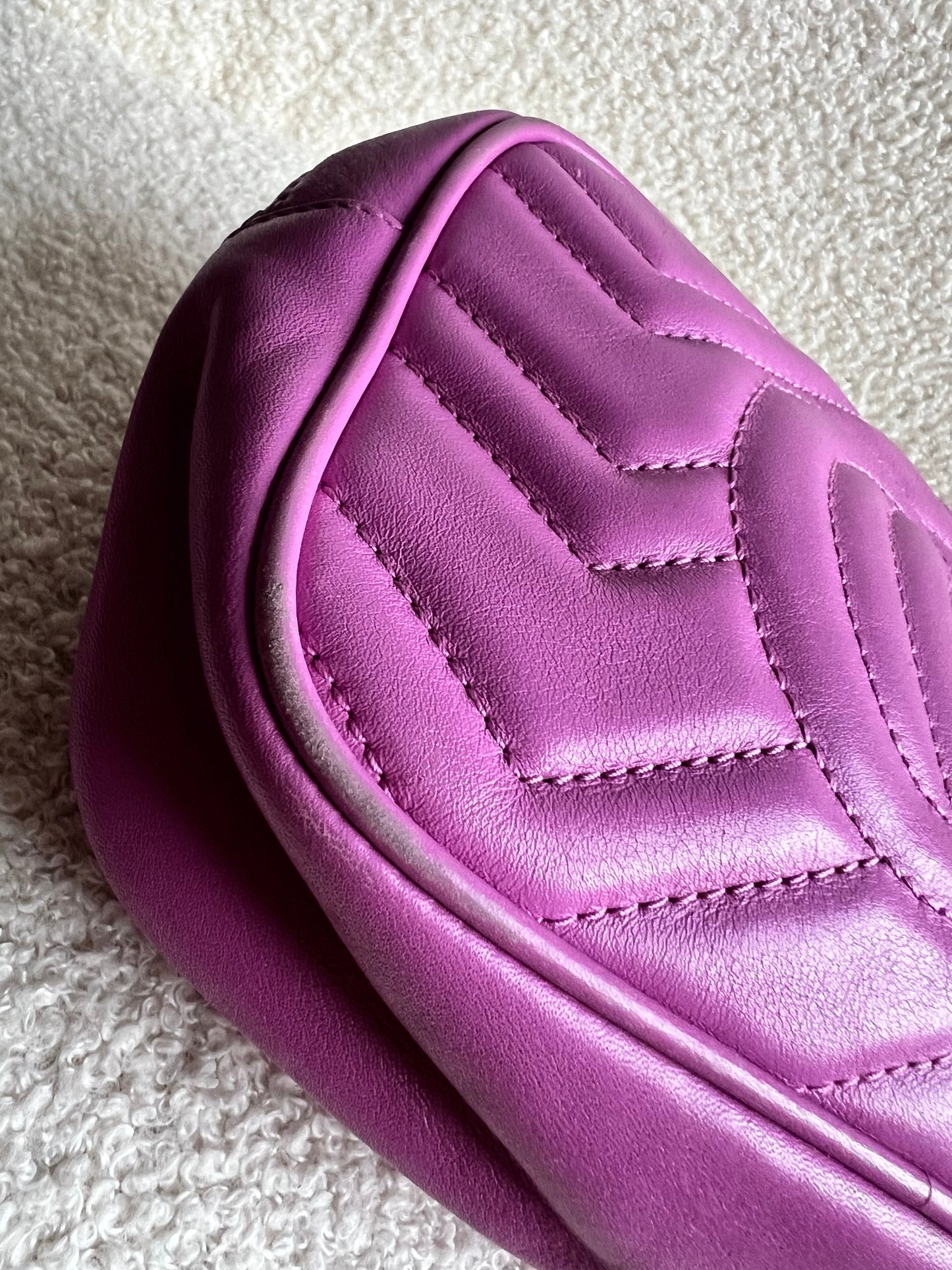 Gucci GG Pink Marmont Clutch