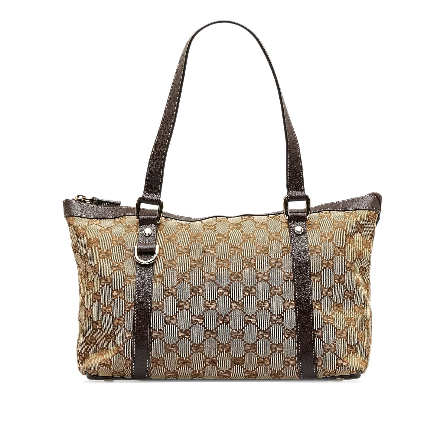 Brown Gucci GG Canvas Abbey D-Ring Tote Bag