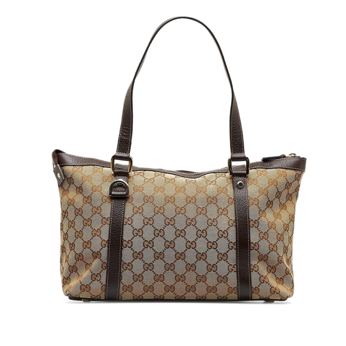 Brown Gucci GG Canvas Abbey D-Ring Tote Bag