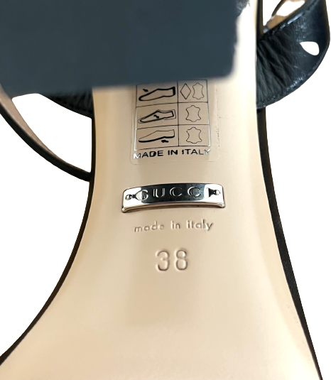 Gucci Sequin GG Marmont high heels sandals