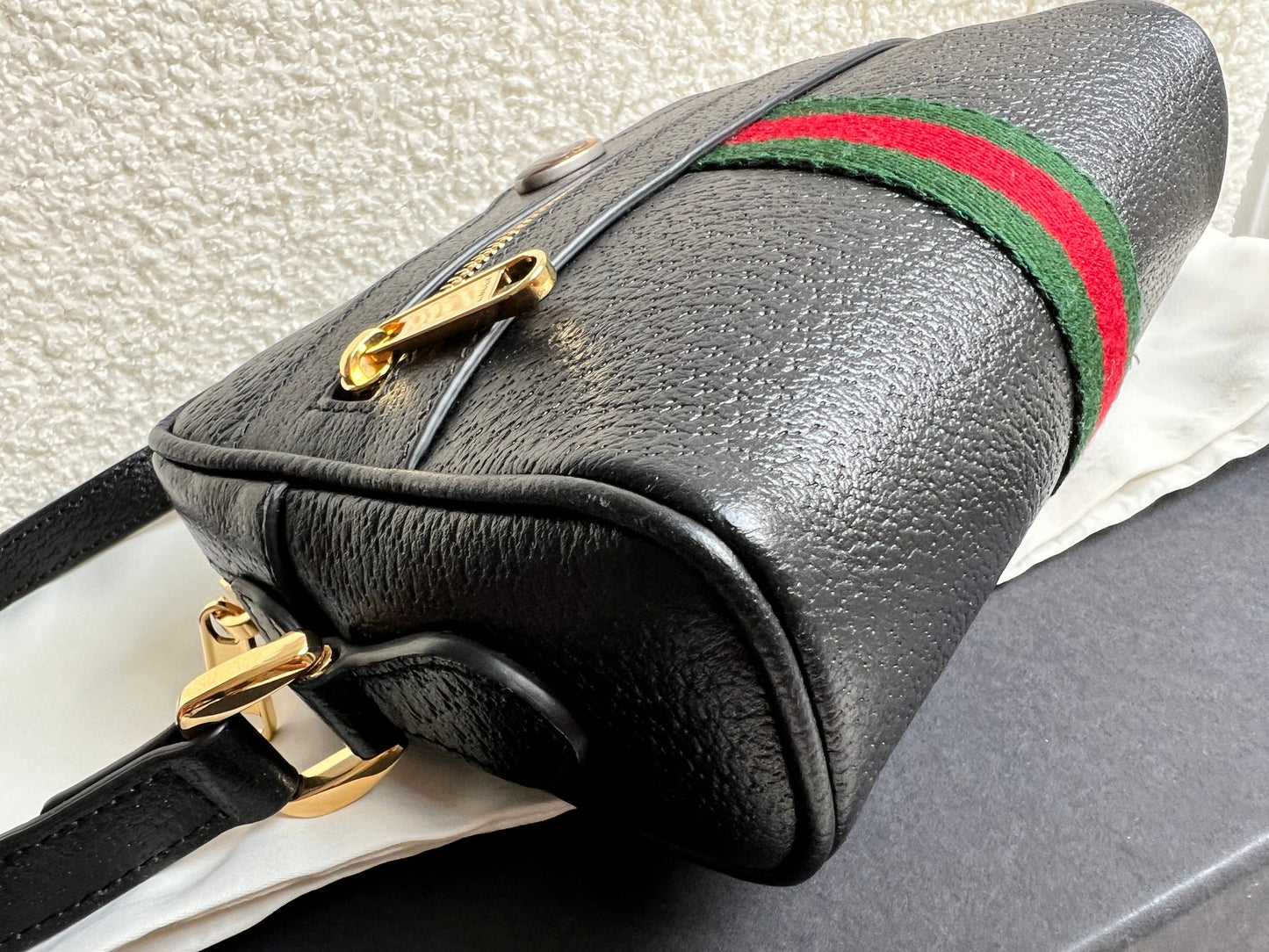 Gucci GG Black Ophidia Mini Shoulder Bag