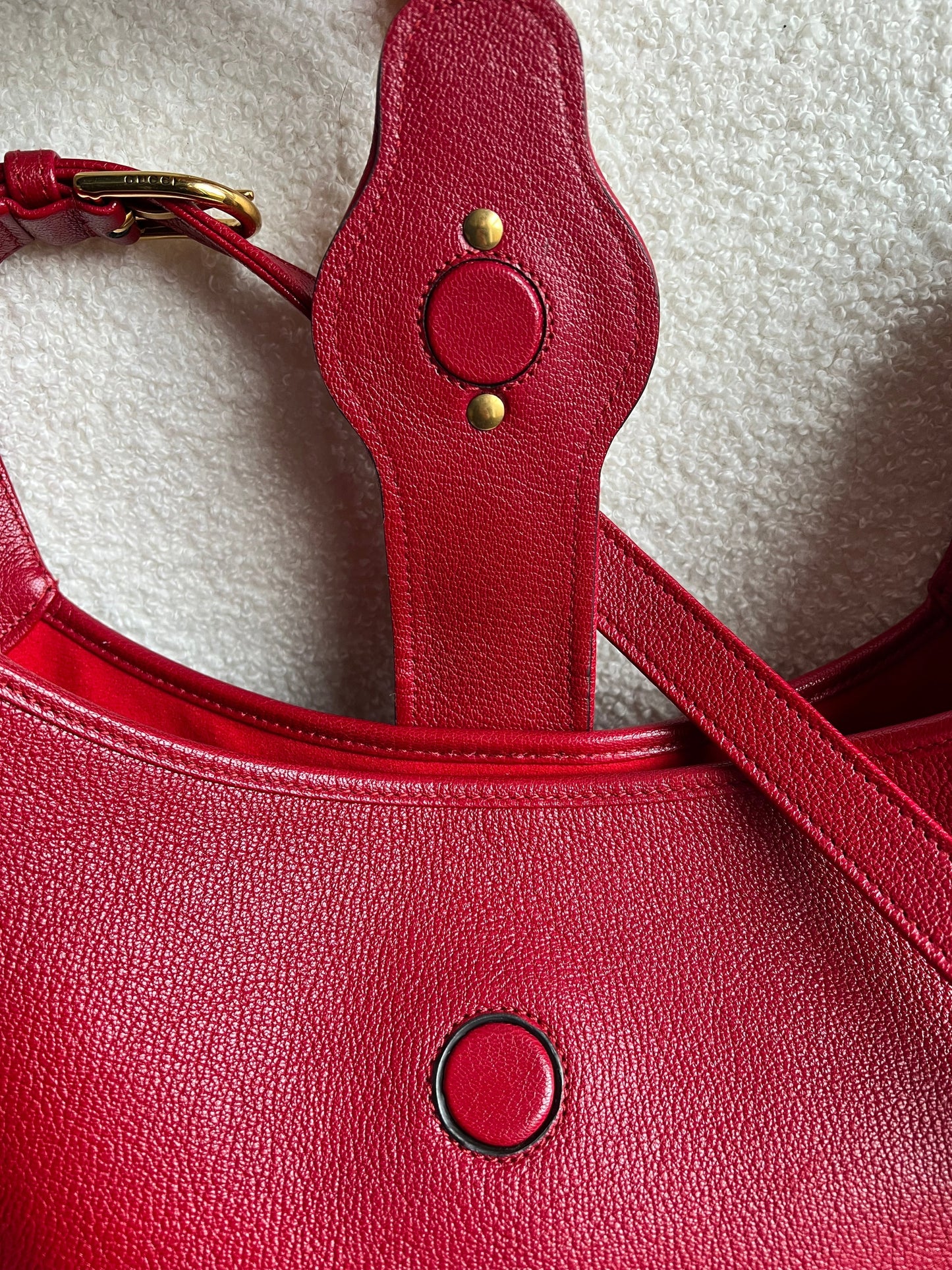 Gucci Red Large Aphrodite Shoulder Bag (RRP £1760)