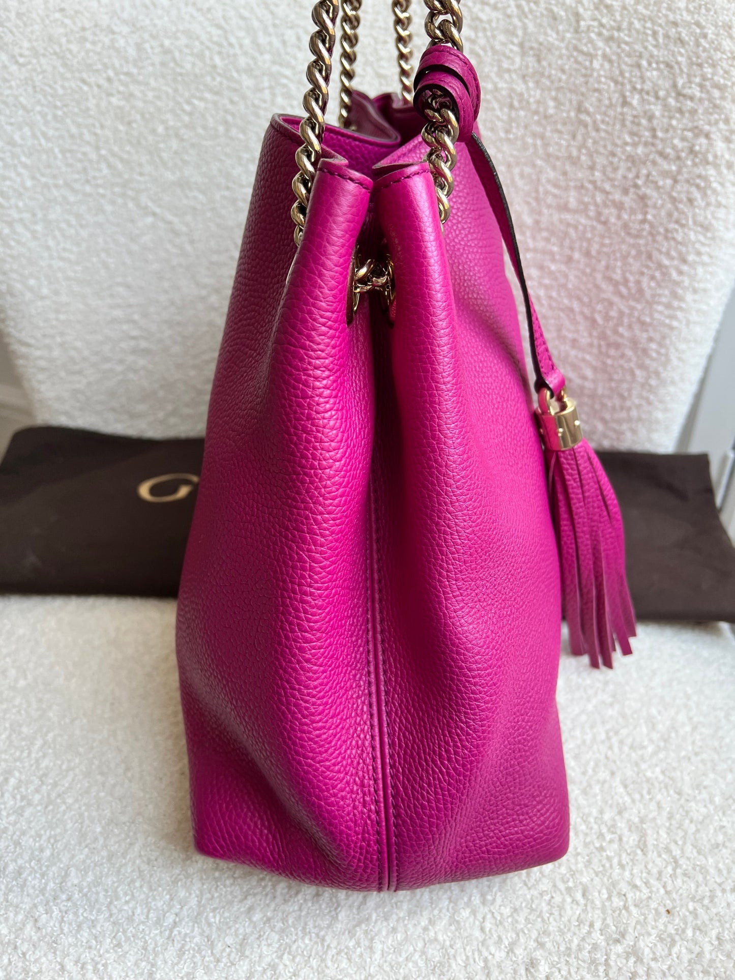 Gucci Pink Soho Chain Tote (RRP £1350)
