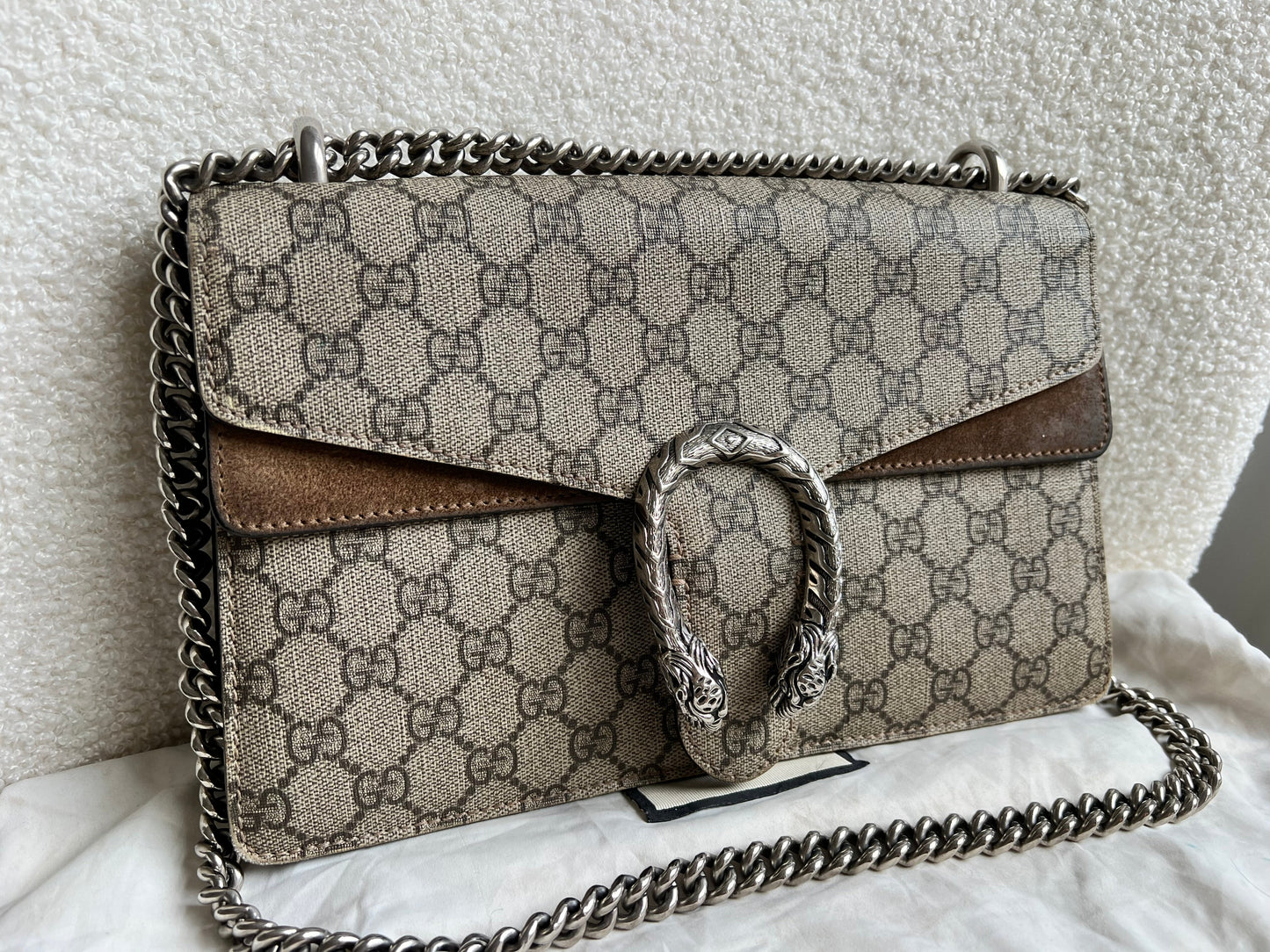 Gucci Dionysus GG Supreme Small Shoulder Bag (RRP £2,400)