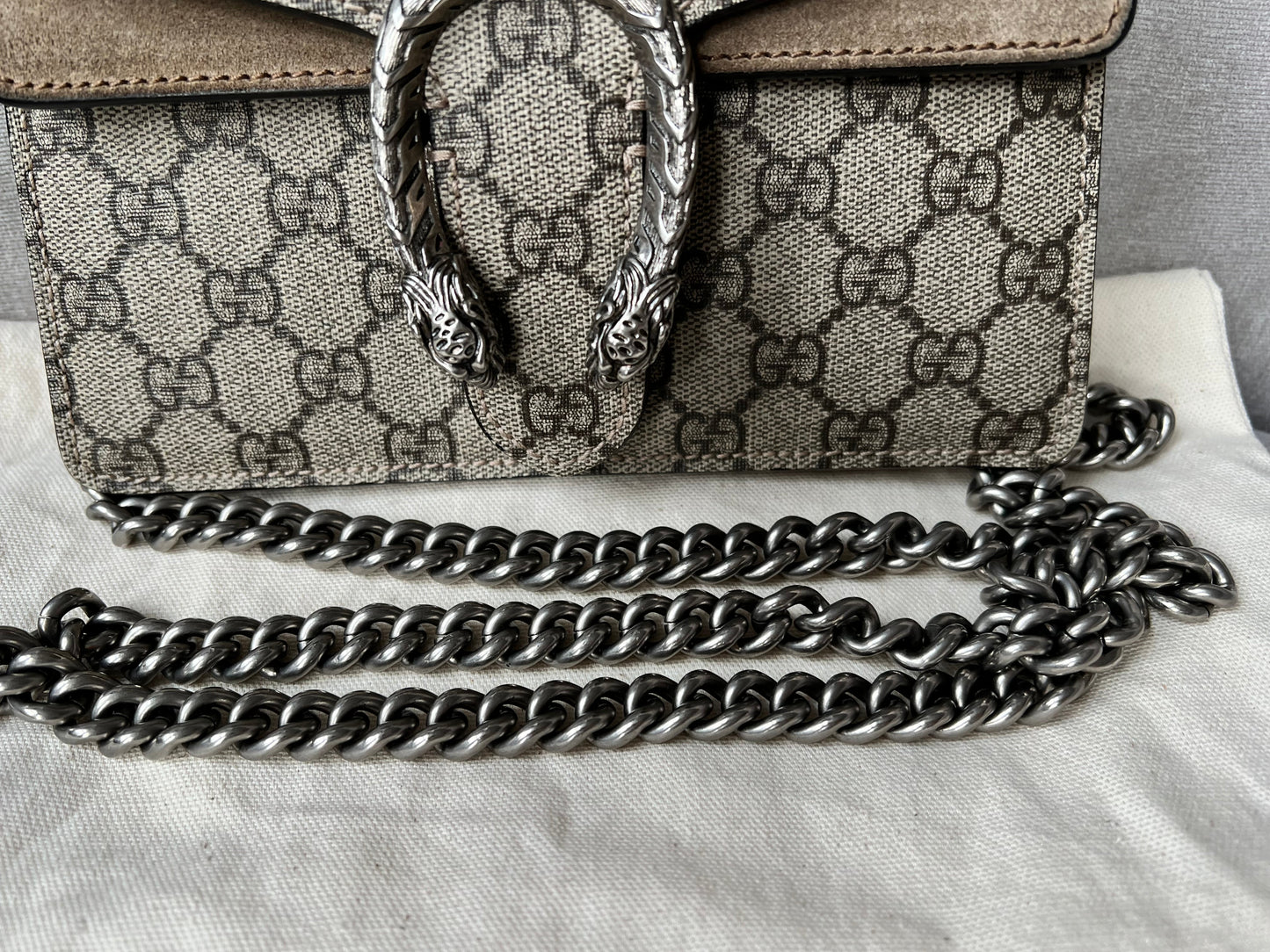 Gucci Dionysus GG Supreme Mini Shoulder Bag (RRP £1,890)