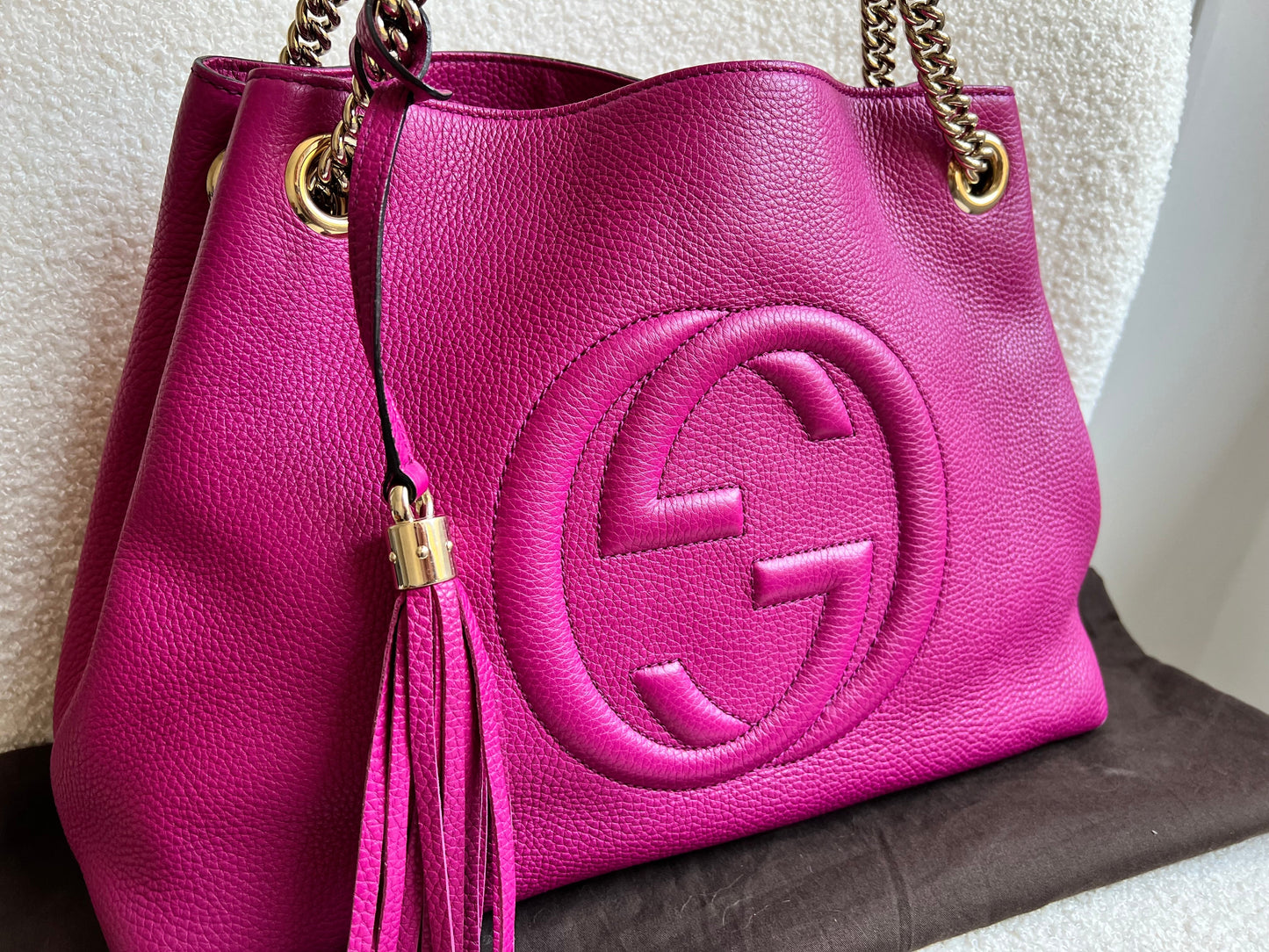 Gucci Pink Soho Chain Tote (RRP £1350)