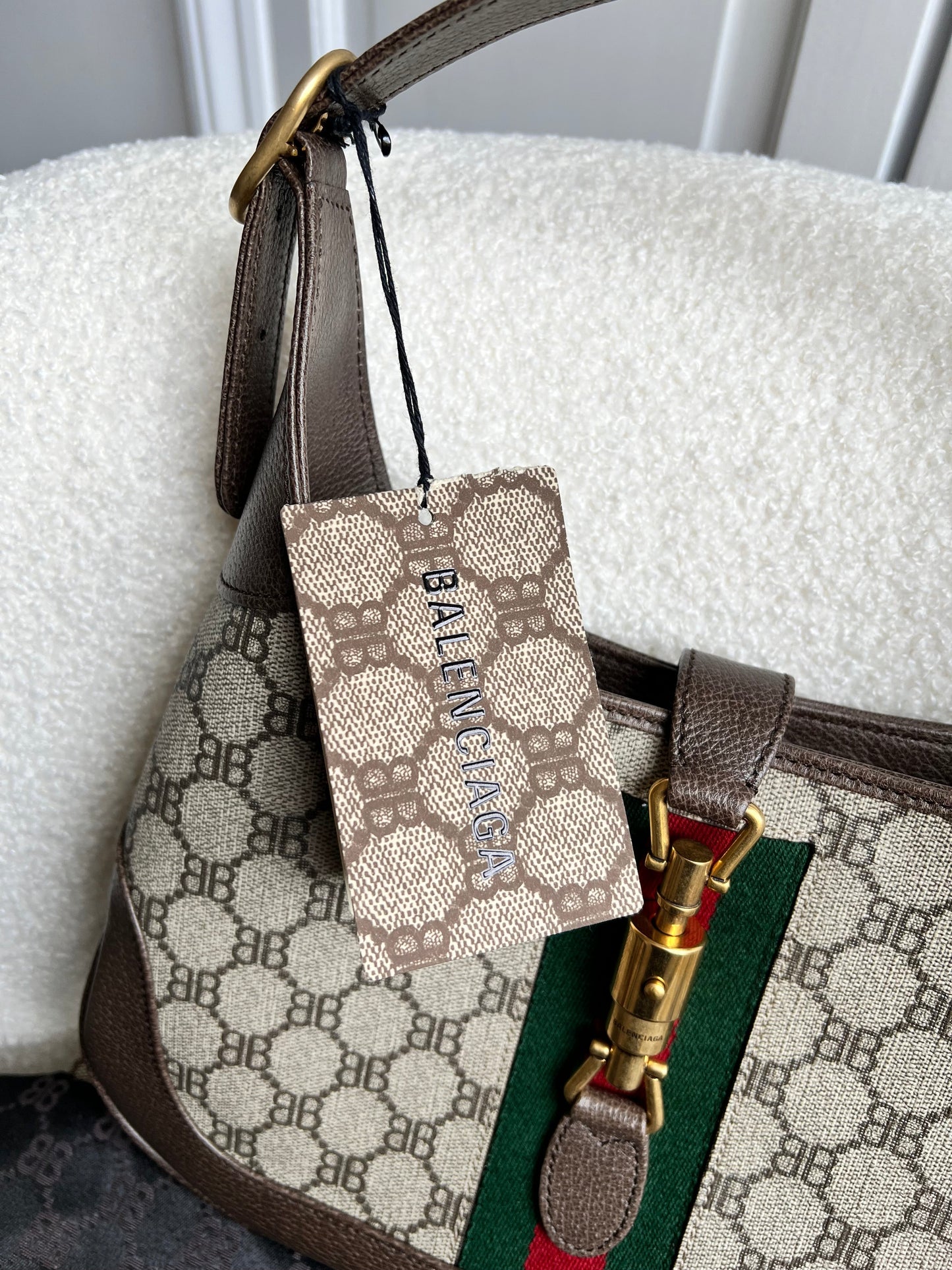 Balenciaga x Gucci Hacker Project Small Jackie Bag (RRP £1900)