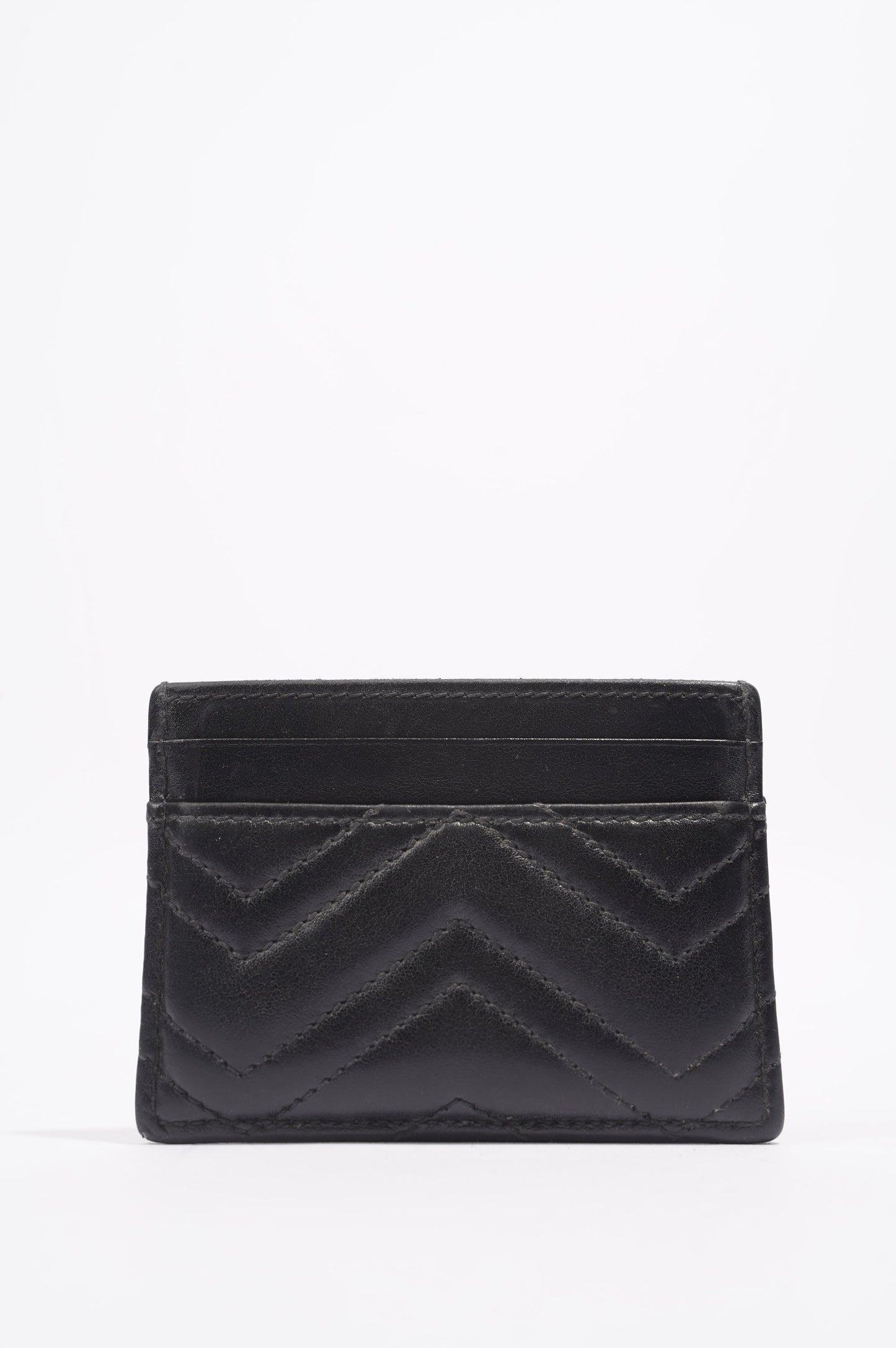 Gucci Marmont Card Holder Black Leather