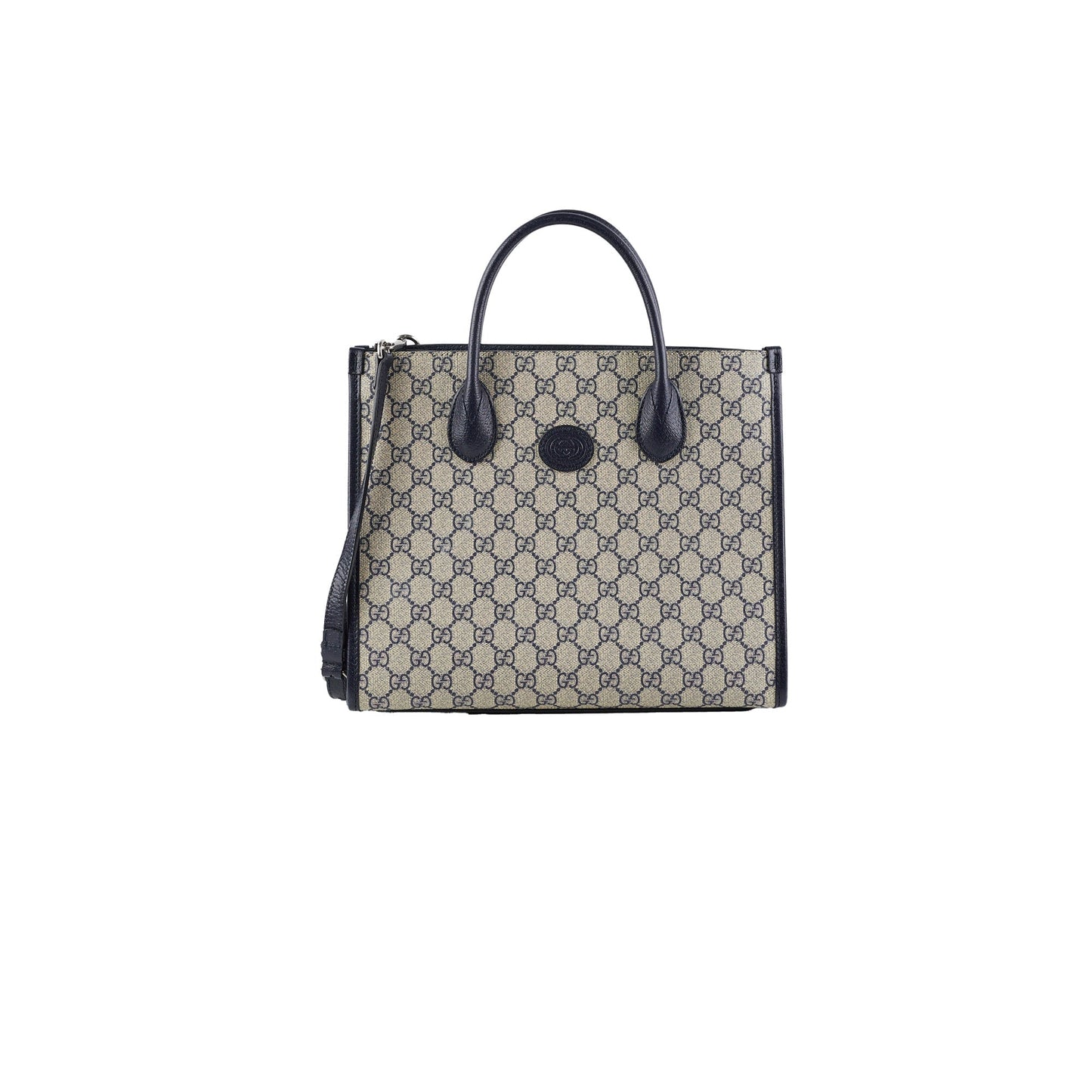 Gucci Small Monogram Black Tote