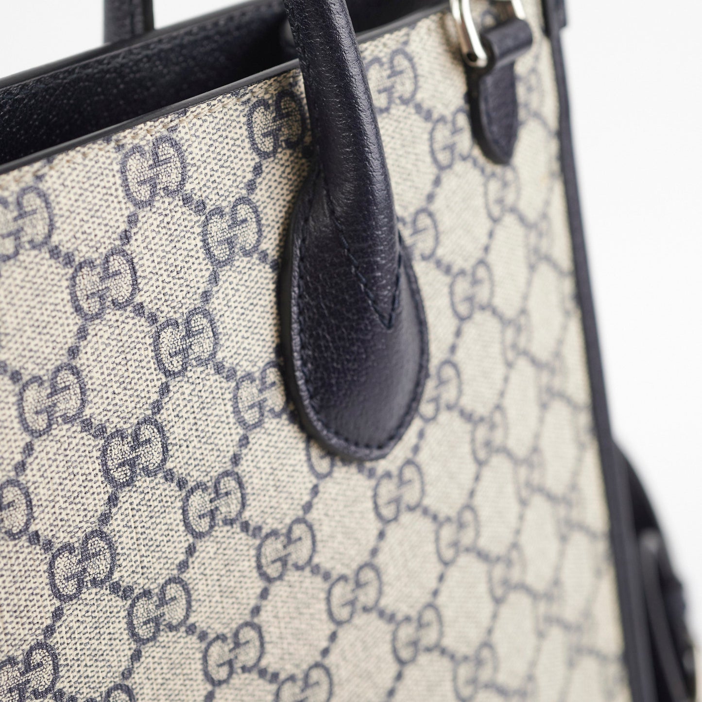 Gucci Small Monogram Black Tote