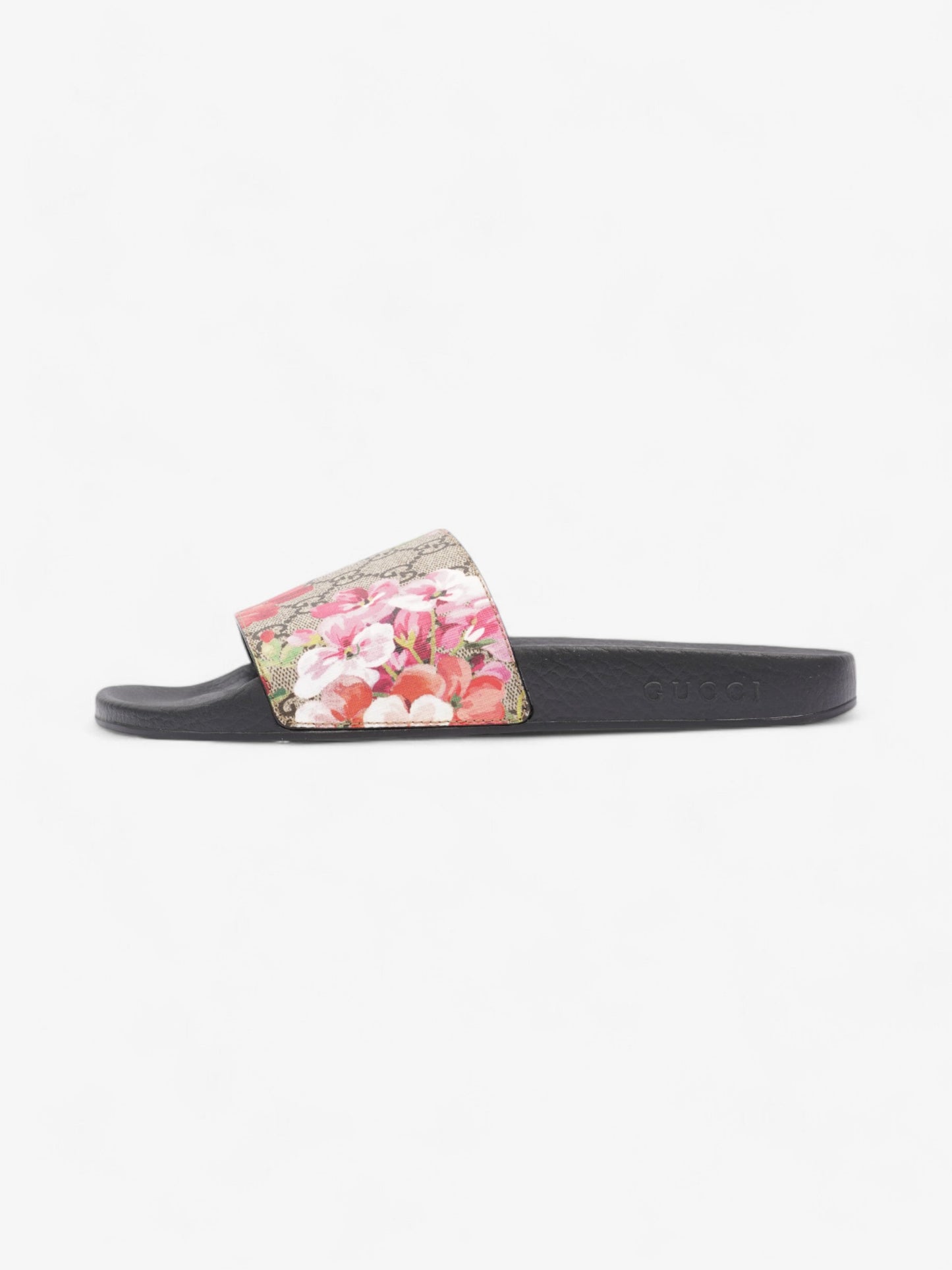 Gucci GG Bloom Slide Floral Coated Canvas EU 41 UK 8