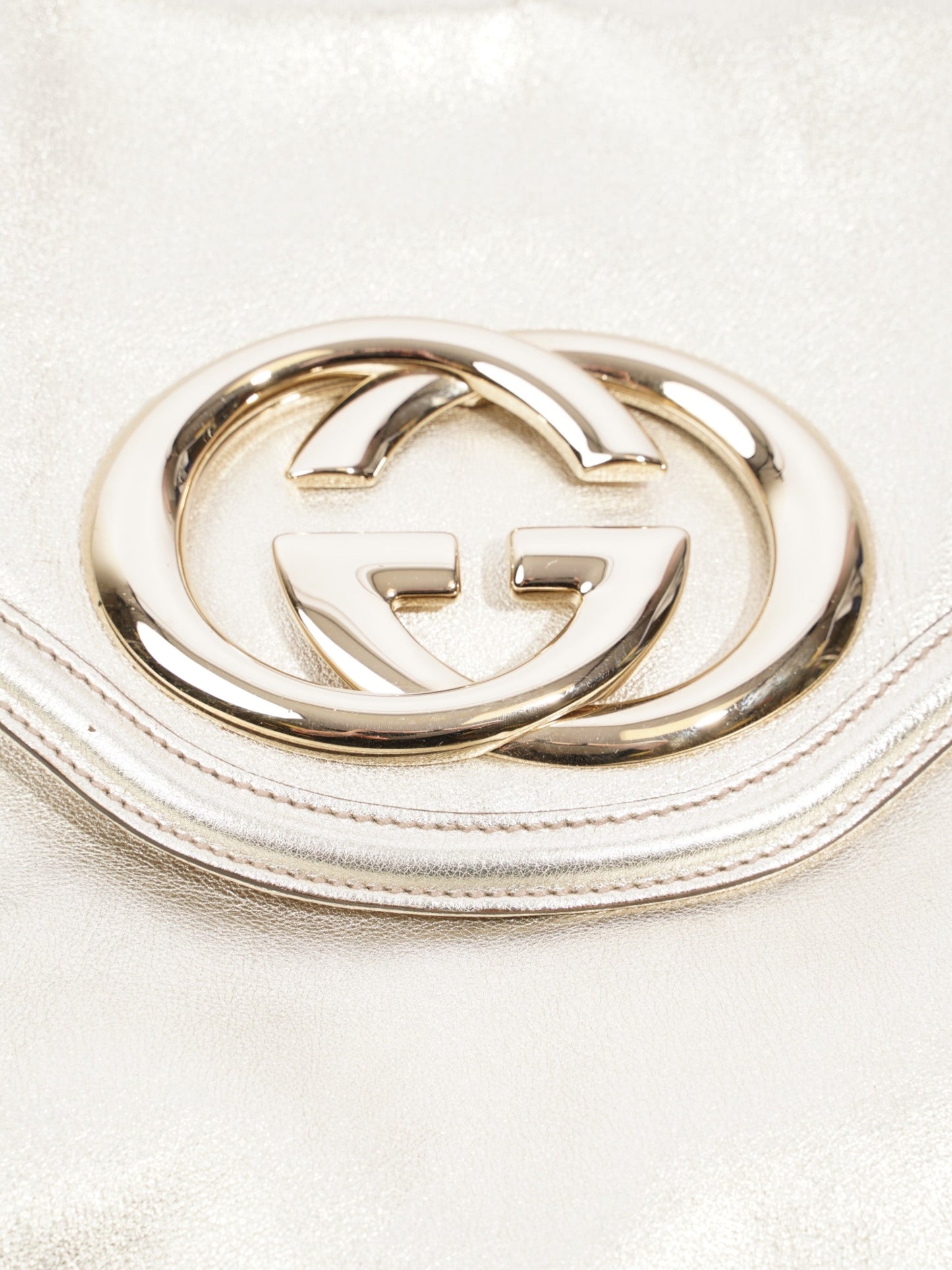 Gucci Tassel Flap Light Gold Leather