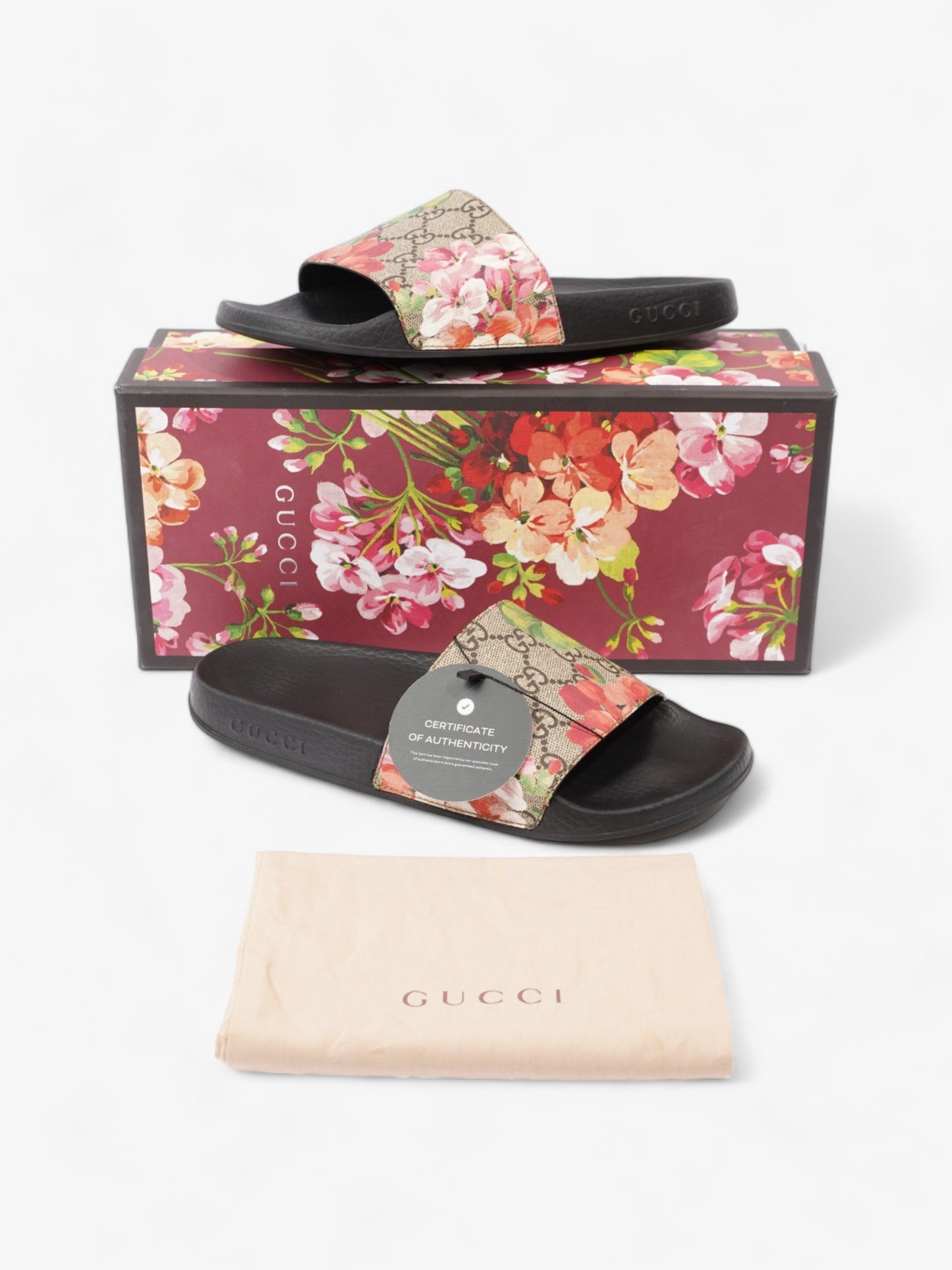 Gucci Bloom Slide GG Supreme / Multicoloured Canvas EU 38 UK 5
