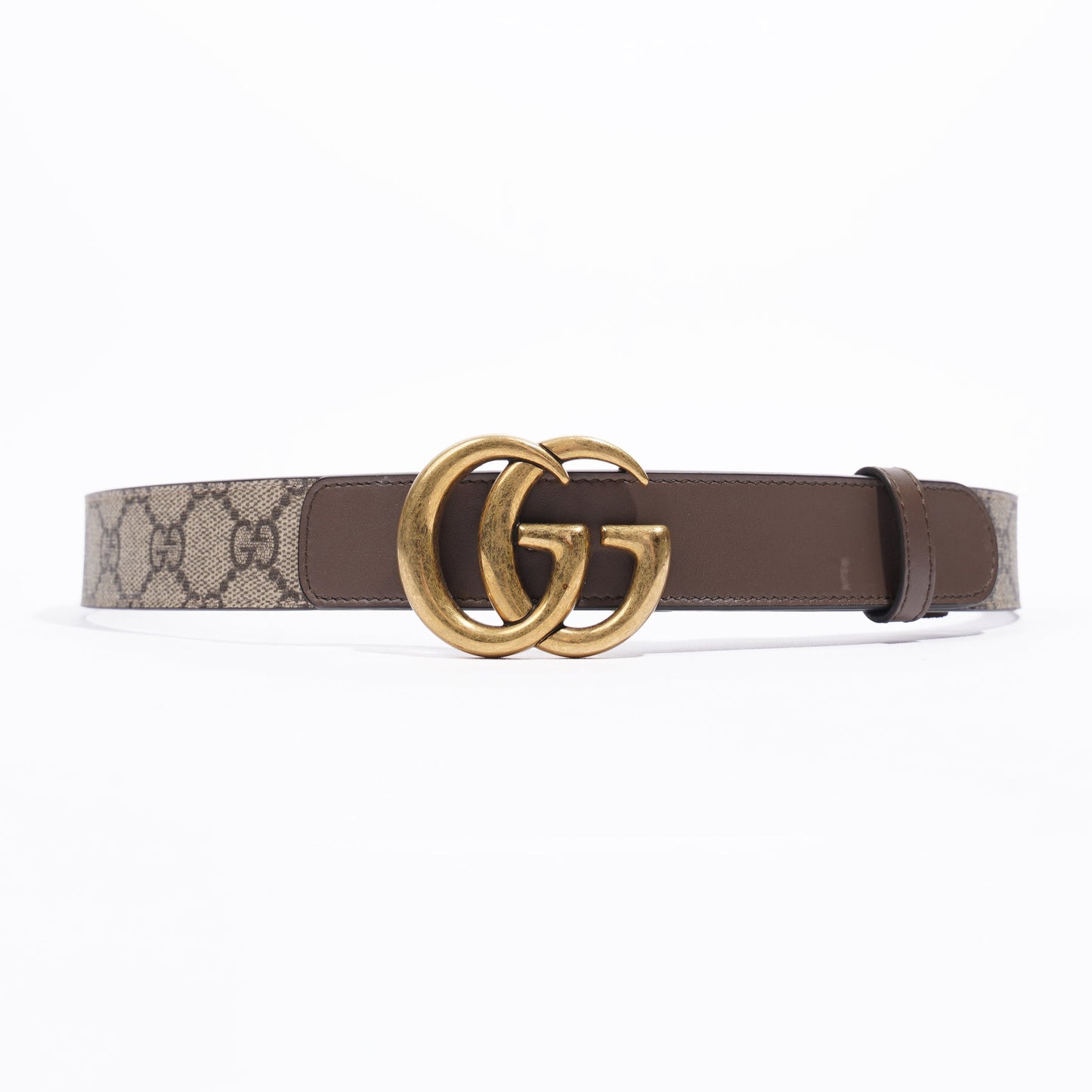 Gucci Marmont Belt Supreme Coated Canvas 80cm 32"