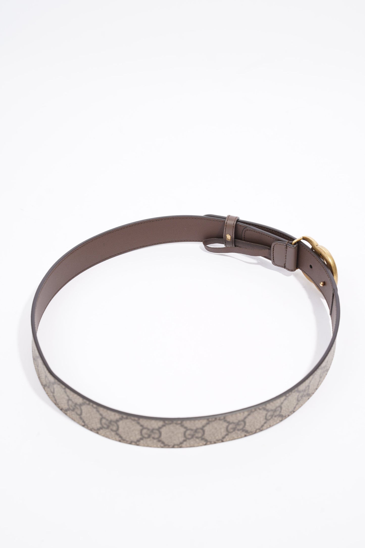Gucci Marmont Belt Supreme Coated Canvas 80cm 32"