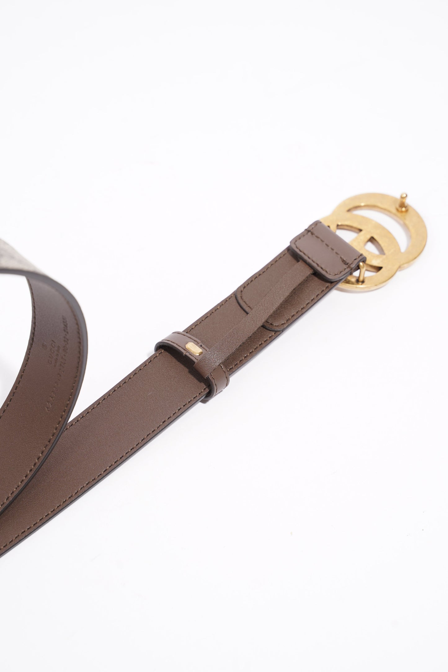 Gucci Marmont Belt Black / Gold Leather 80cm 32"