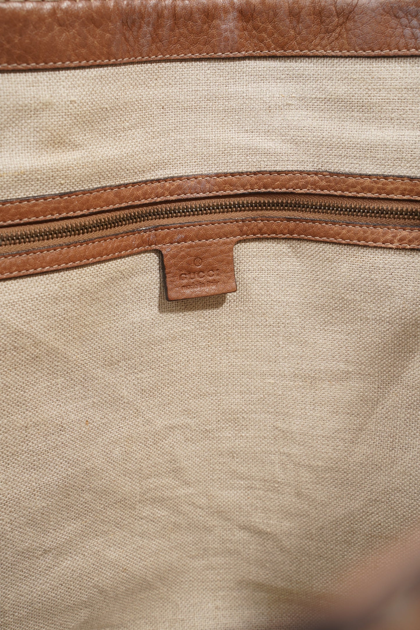 Gucci Tote Bag Beige / Brown