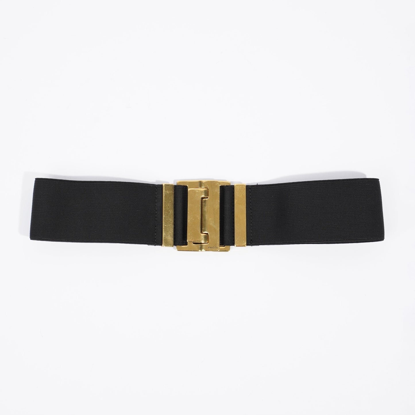 Gucci Elastic Belt Black Fabric 40