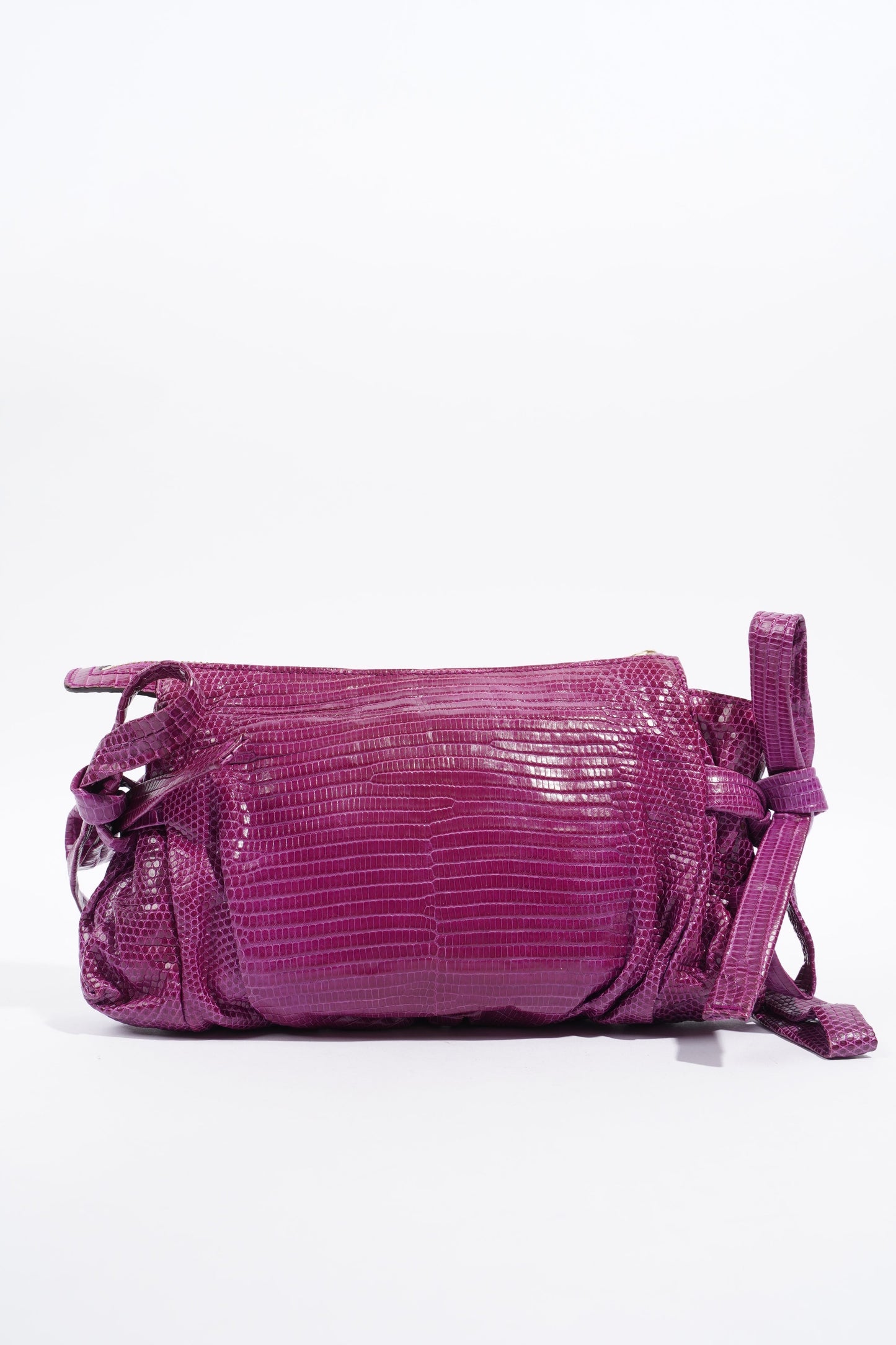 Gucci Hysteria Clutch Bag Purple Lizard