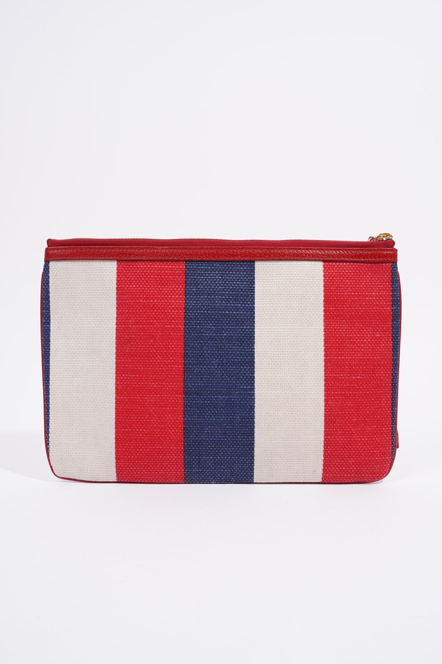 Gucci Clutch Red / White / Blue Canvas