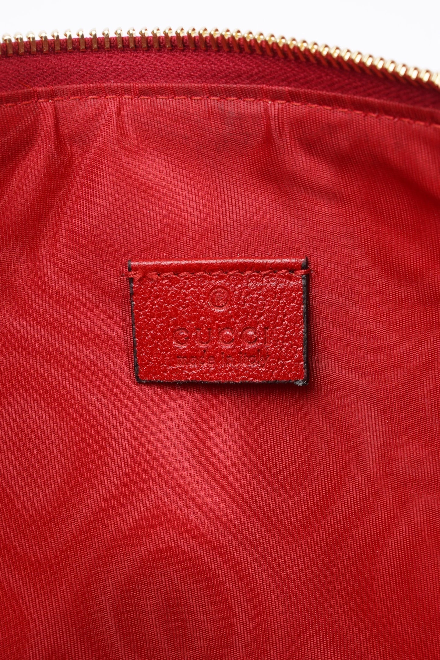 Gucci Clutch Red / White / Blue Canvas