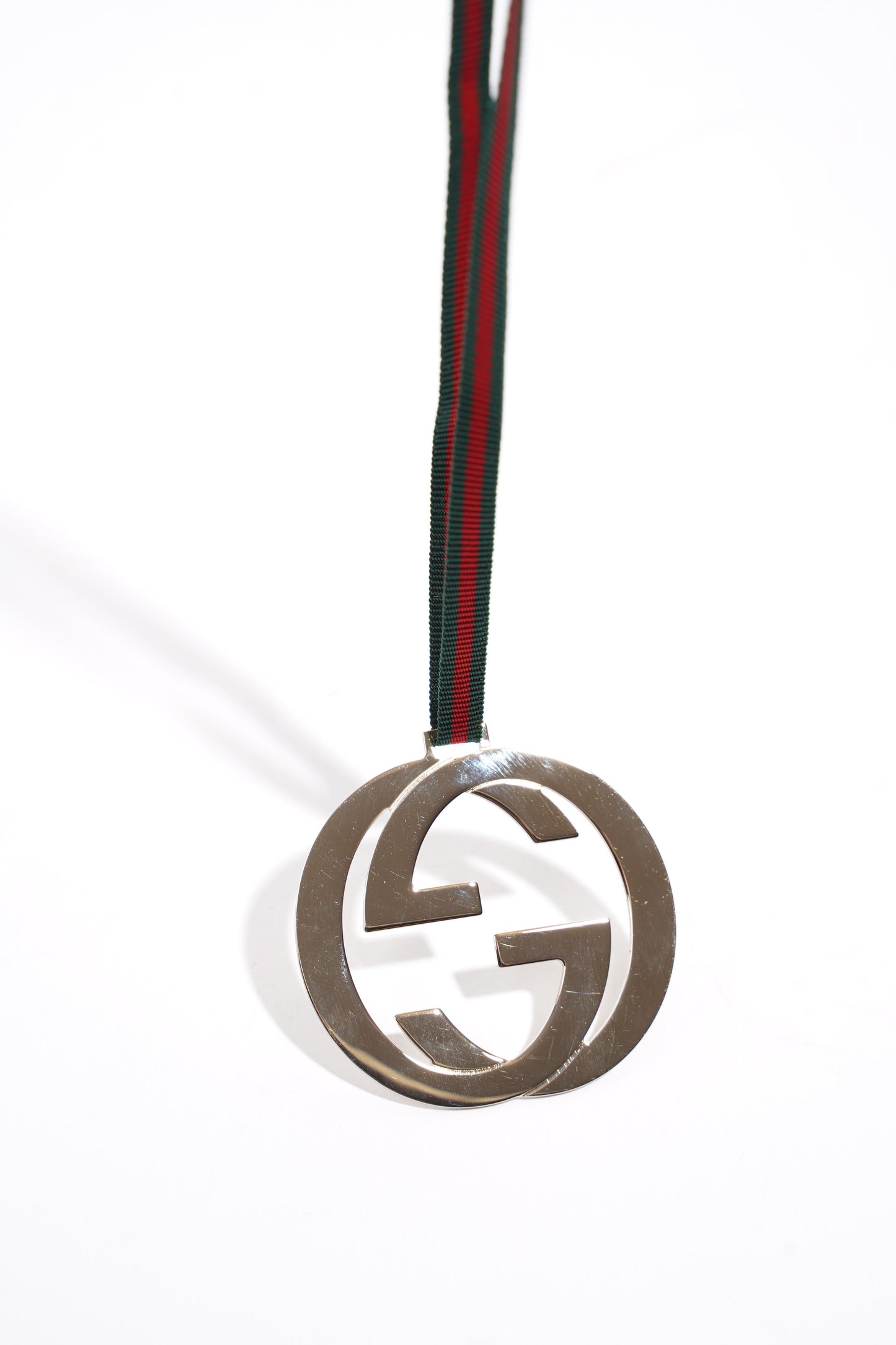 Gucci GG Bag Charm Silver Base Metal