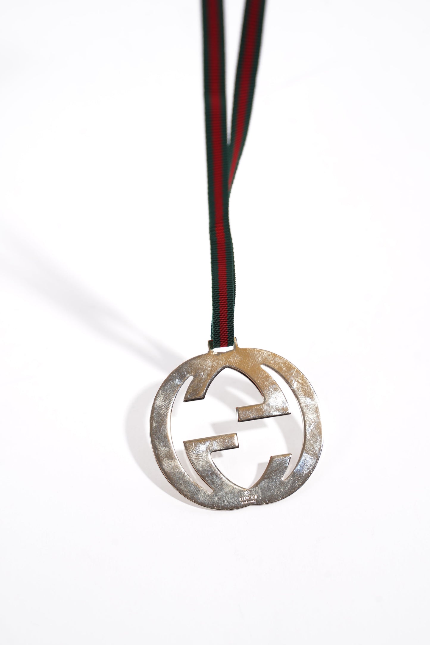 Gucci GG Bag Charm Silver Base Metal