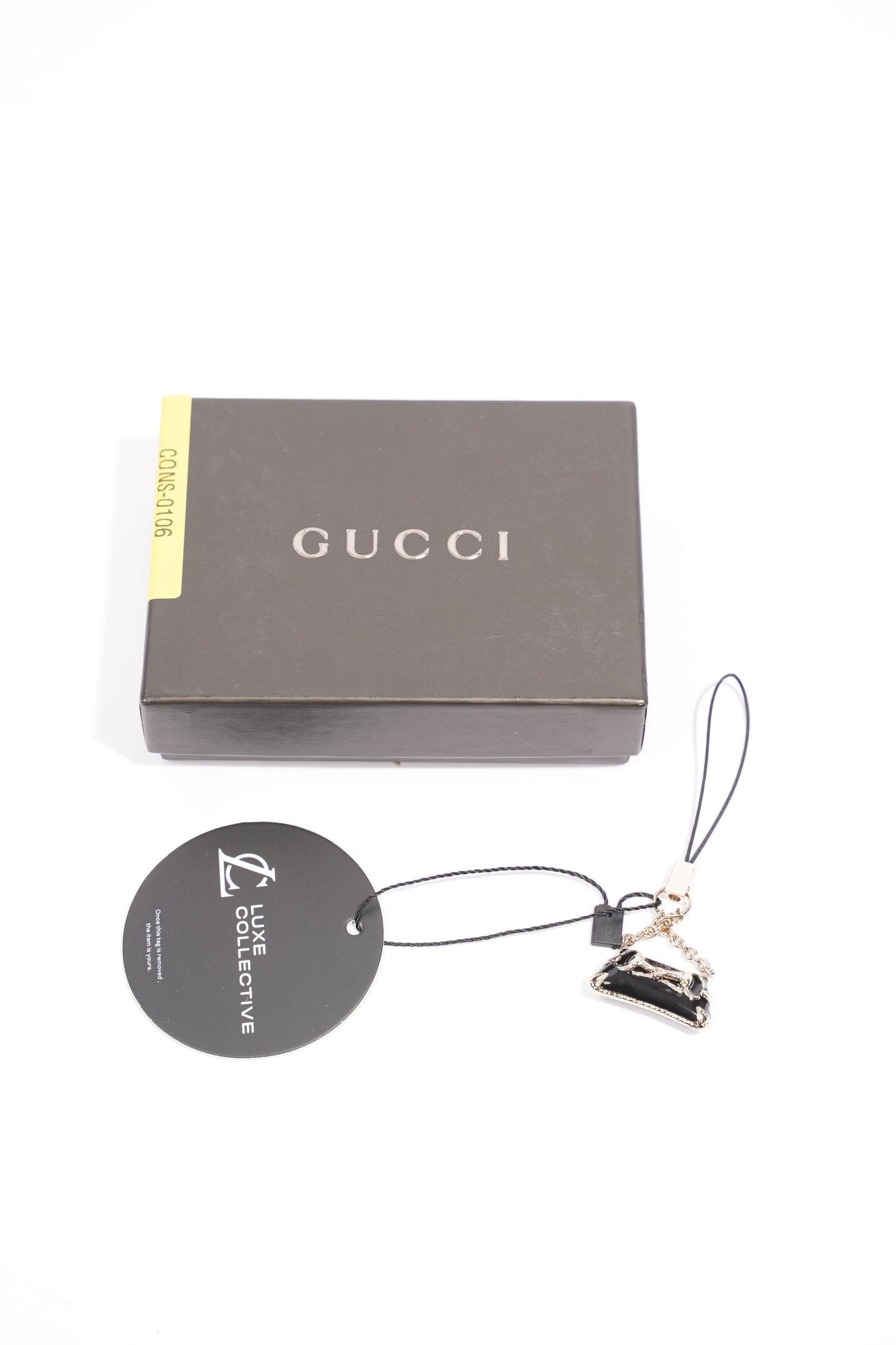 Gucci Phone Charm Black Base Metal