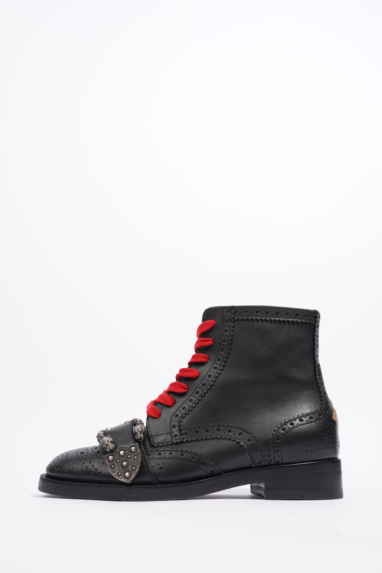 Gucci Queercore Ankle Boots Black Leather EU 36 UK 3