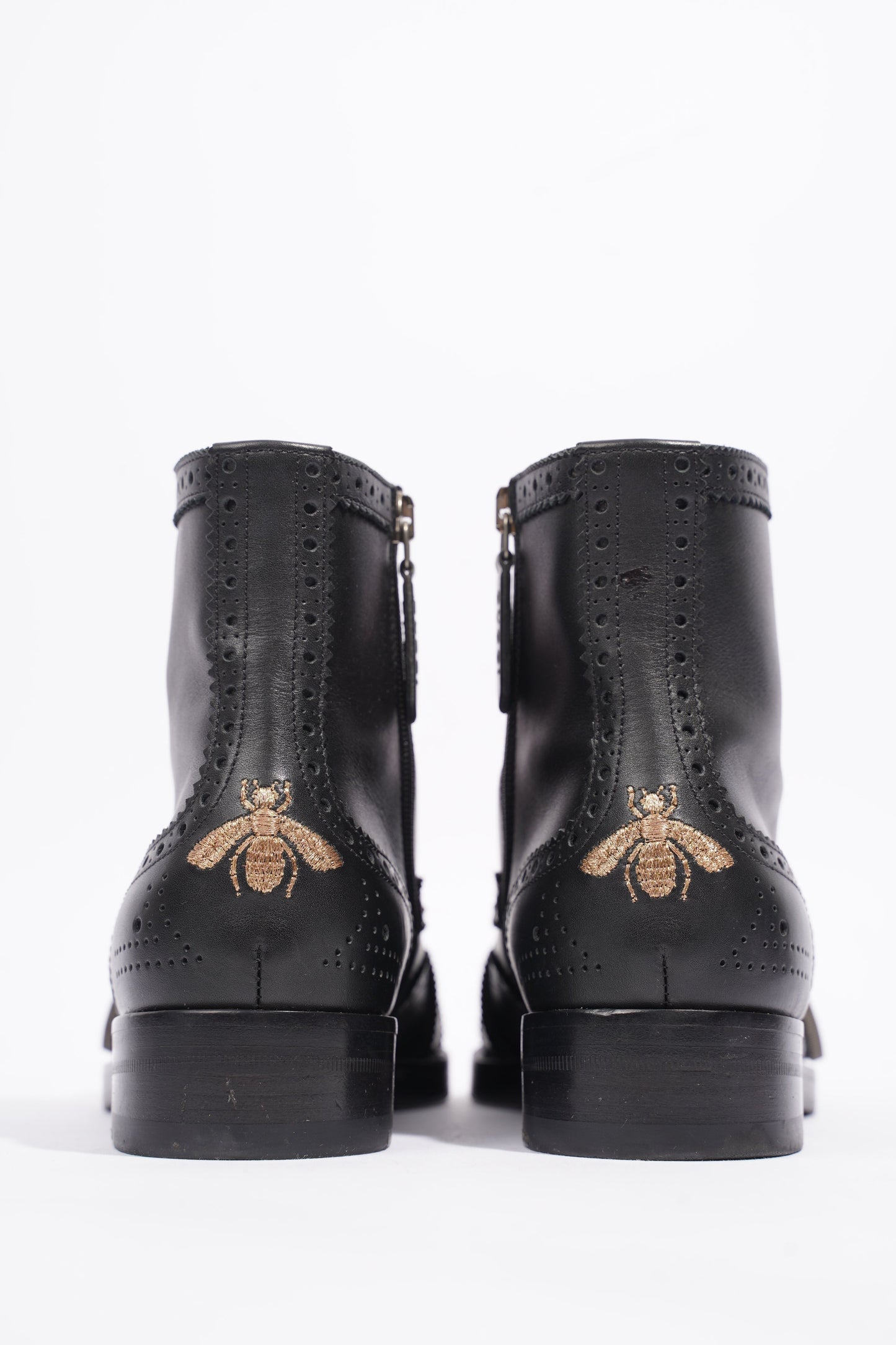 Gucci Queercore Ankle Boots Black Leather EU 36 UK 3