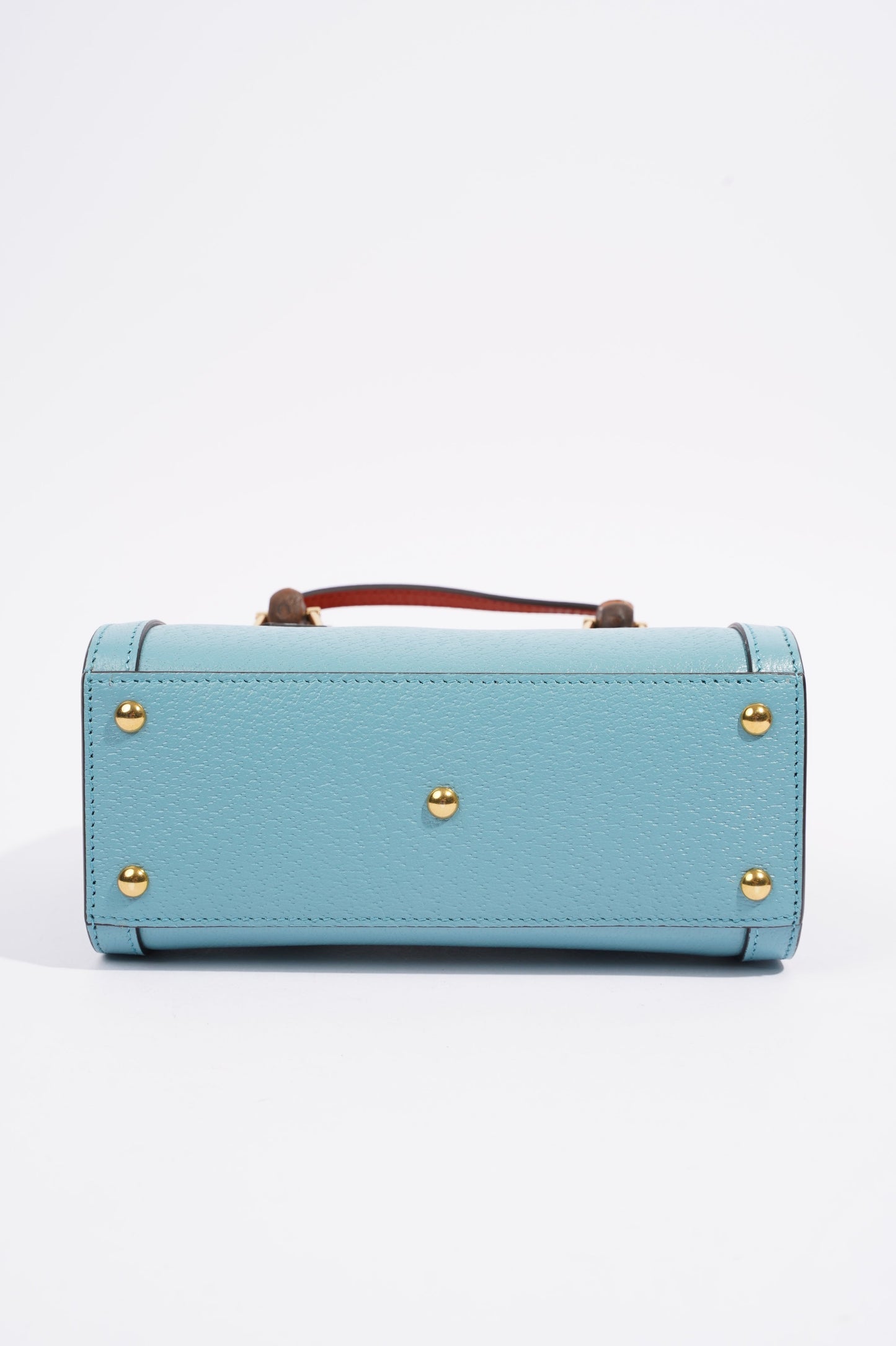 Gucci Diana Mini Tote Bag Baby Blue Leather