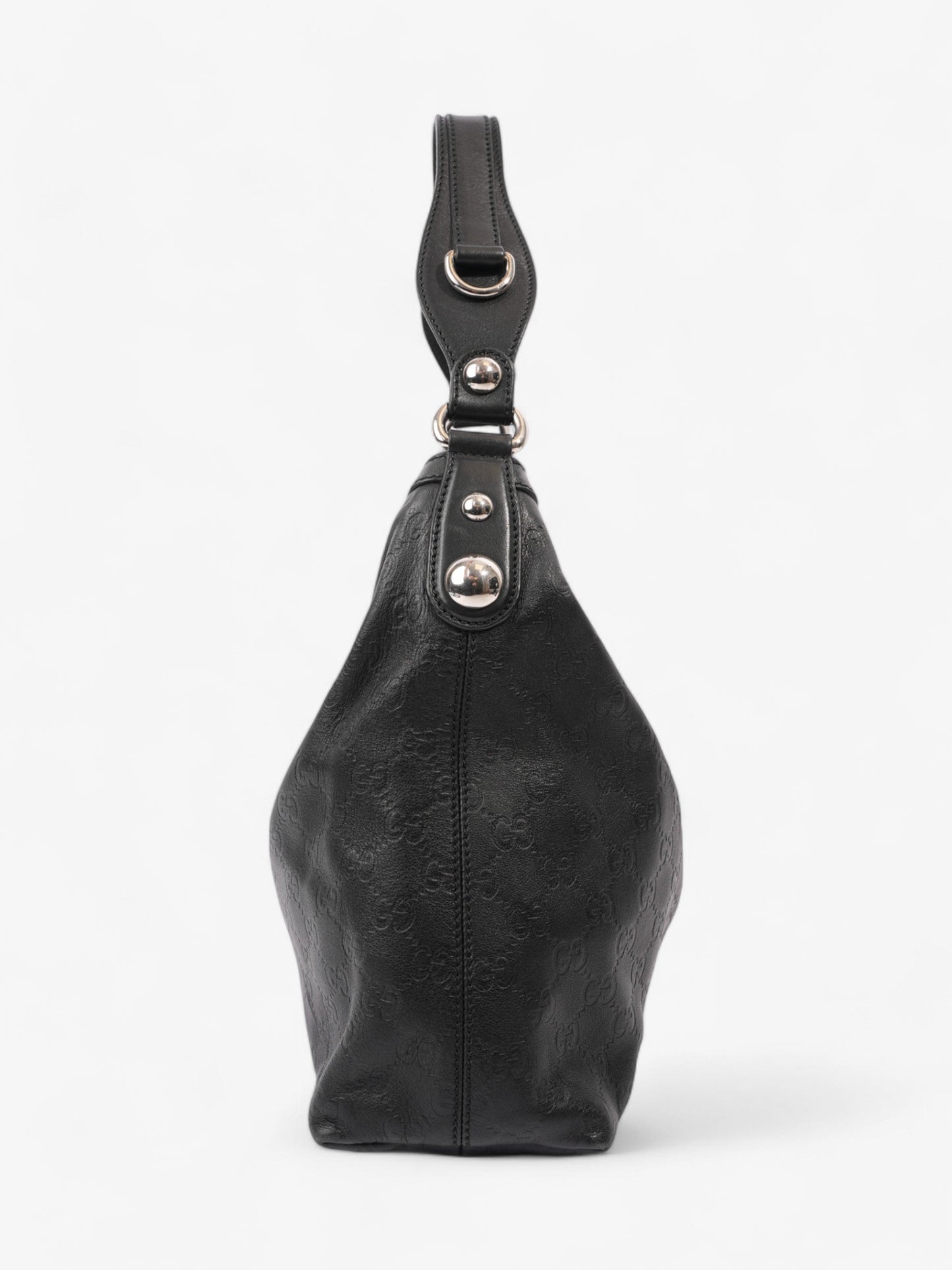 Gucci Shoulder Bag Black Leather