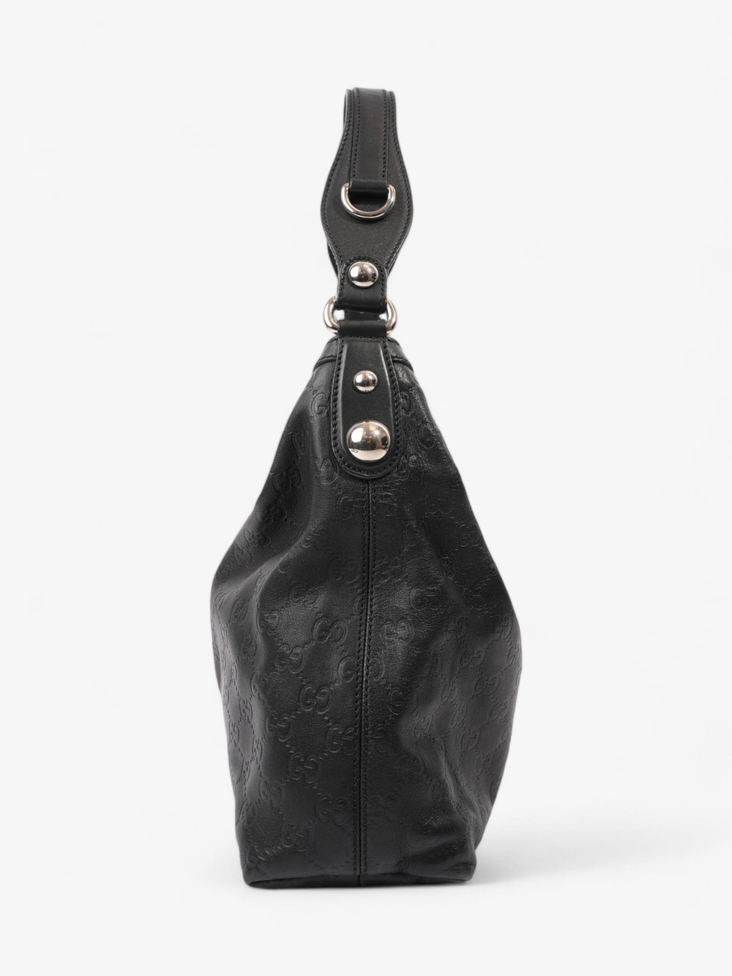 Gucci Shoulder Bag Black Leather