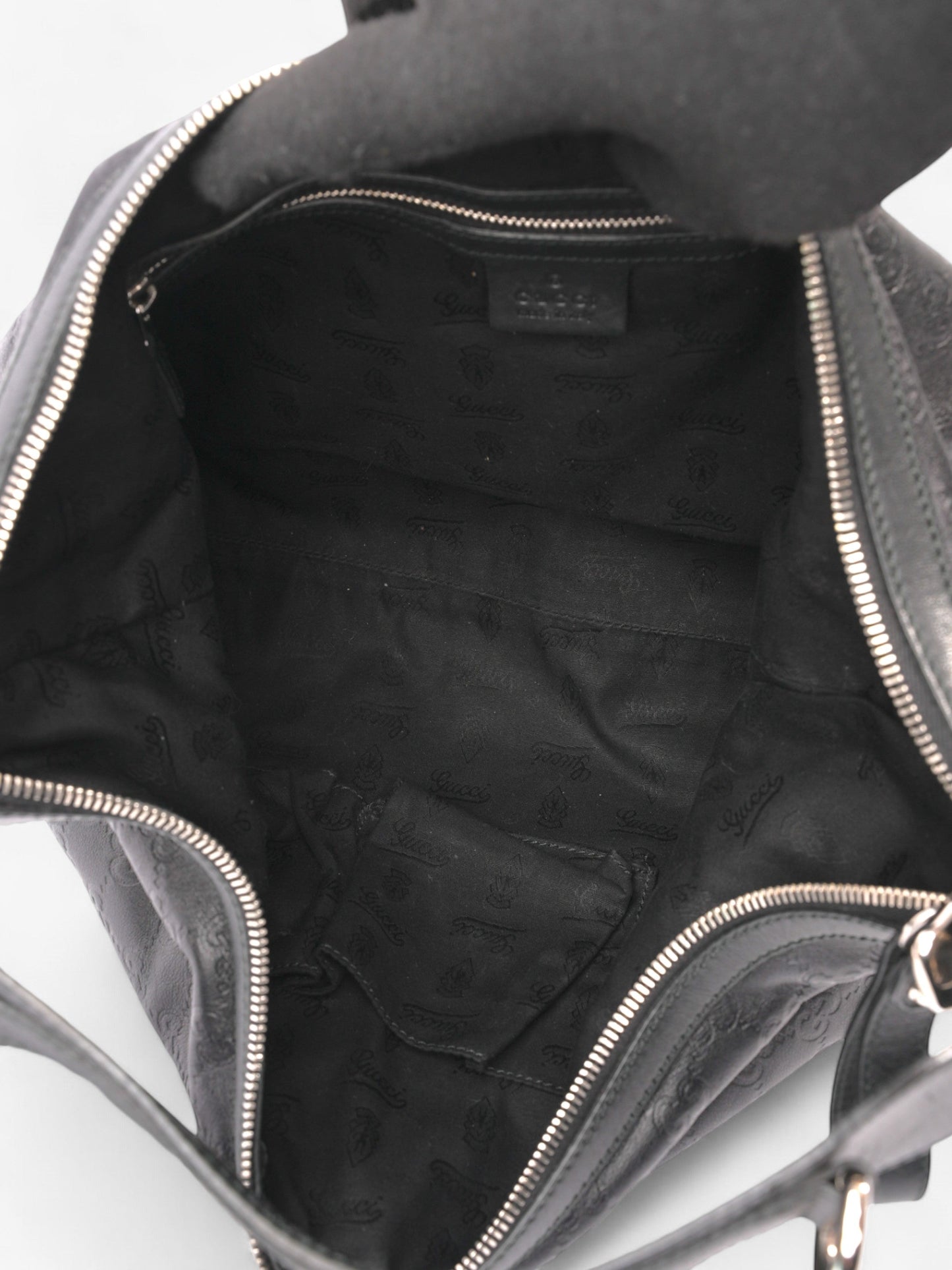 Gucci Shoulder Bag Black Leather