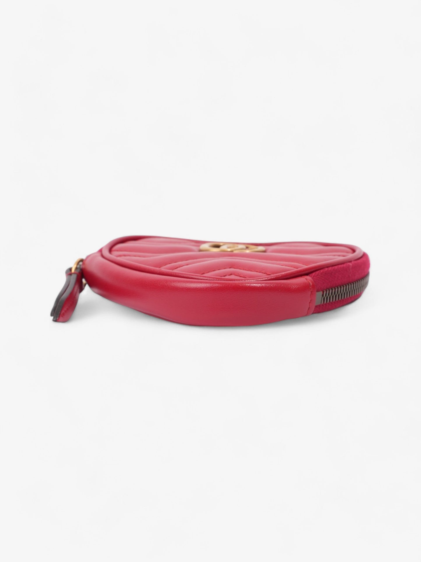 Gucci GG Marmont Heart Purse Red Matelasse Leather