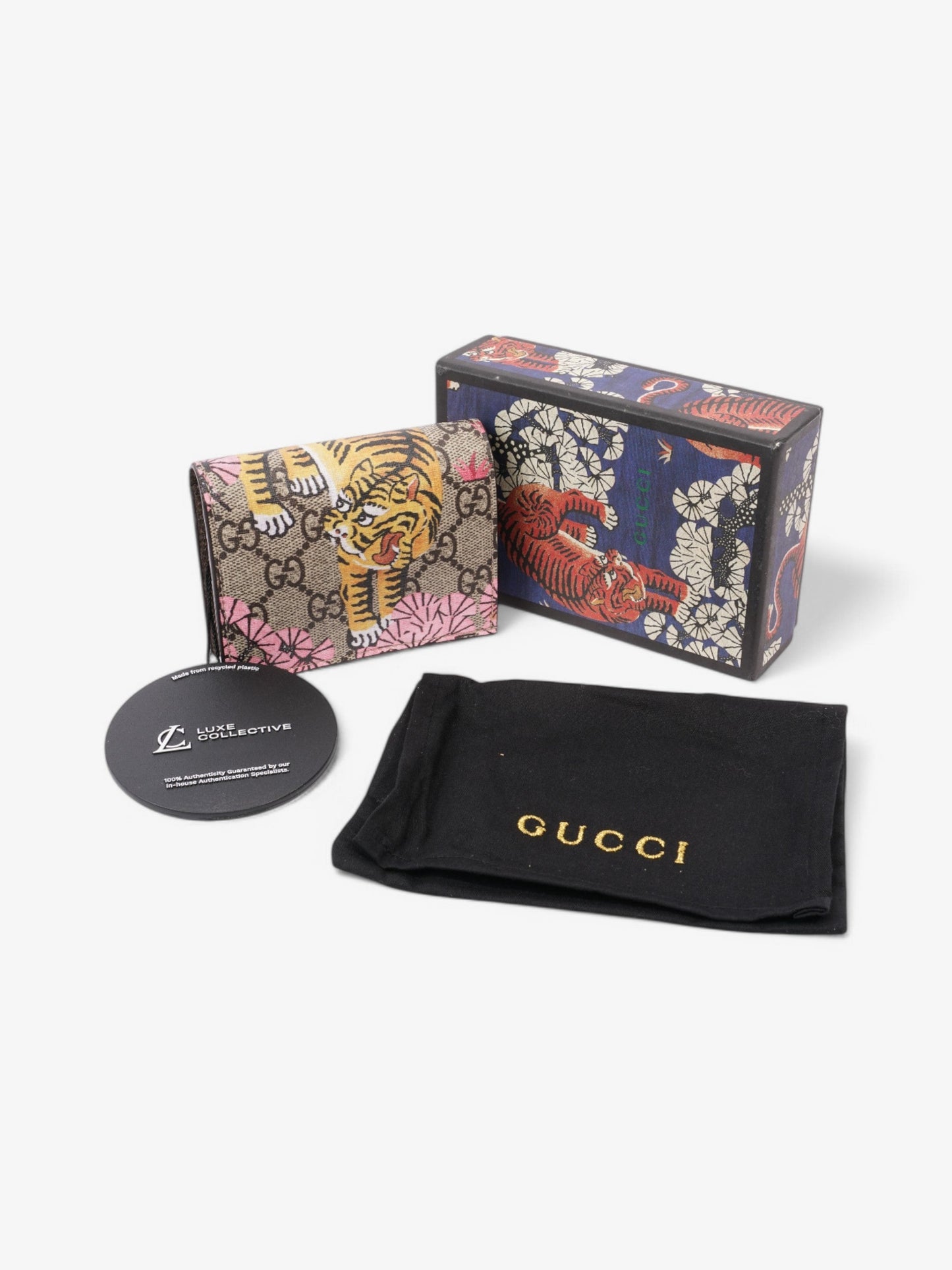 Gucci GG Bengal Tiger Purse GG Supreme / Multicoloured Coated Canvas
